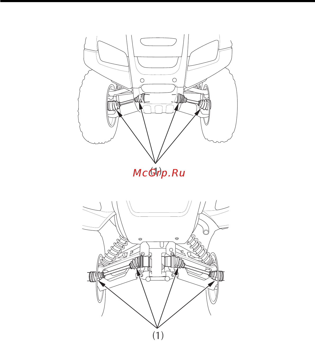 Honda TRX680FA (2005-2011) [169/235] Пыльники ведущих осей