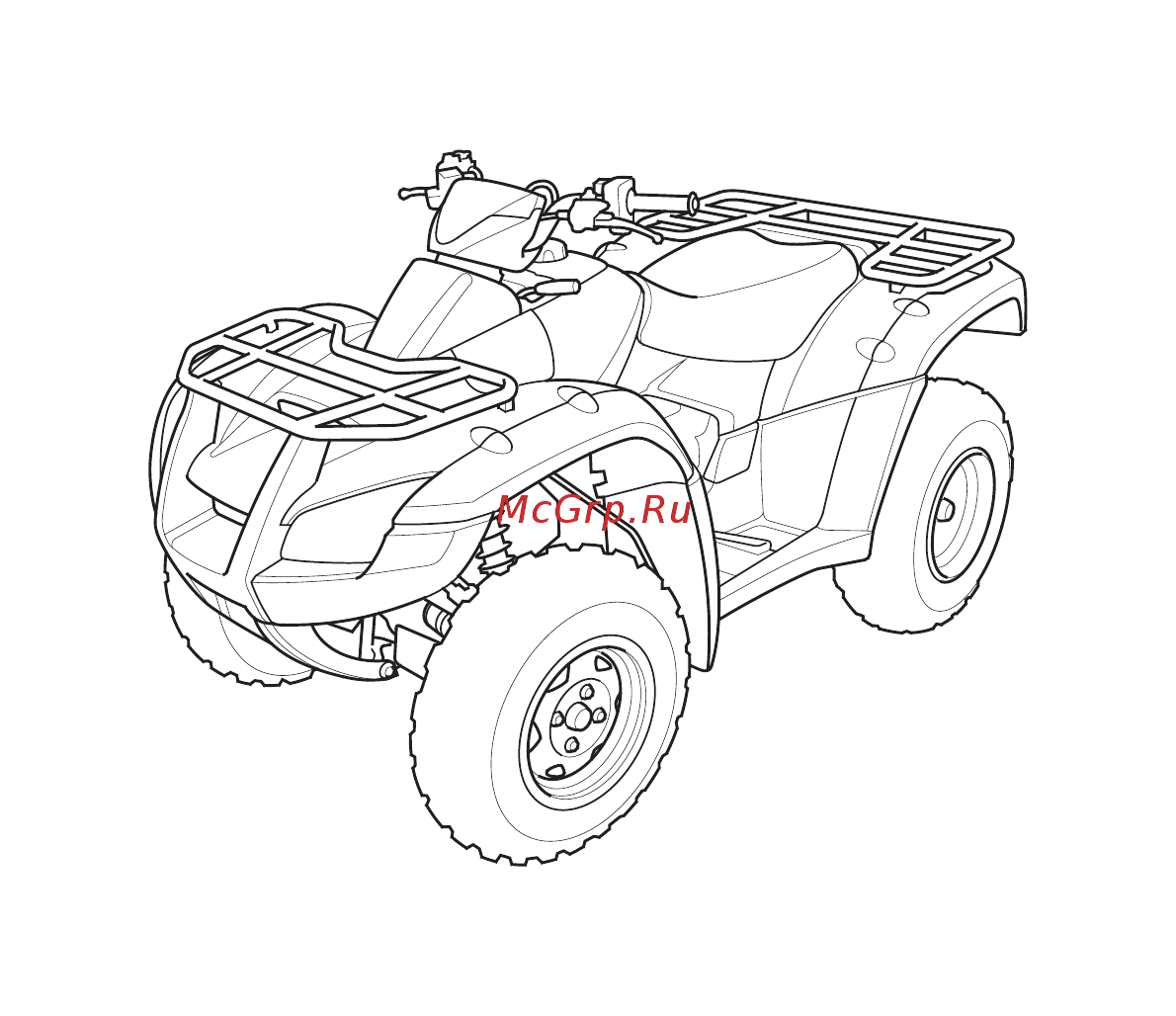 Honda TRX680FA (2005-2011) Инструкция по эксплуатации онлайн [2/235] 11103