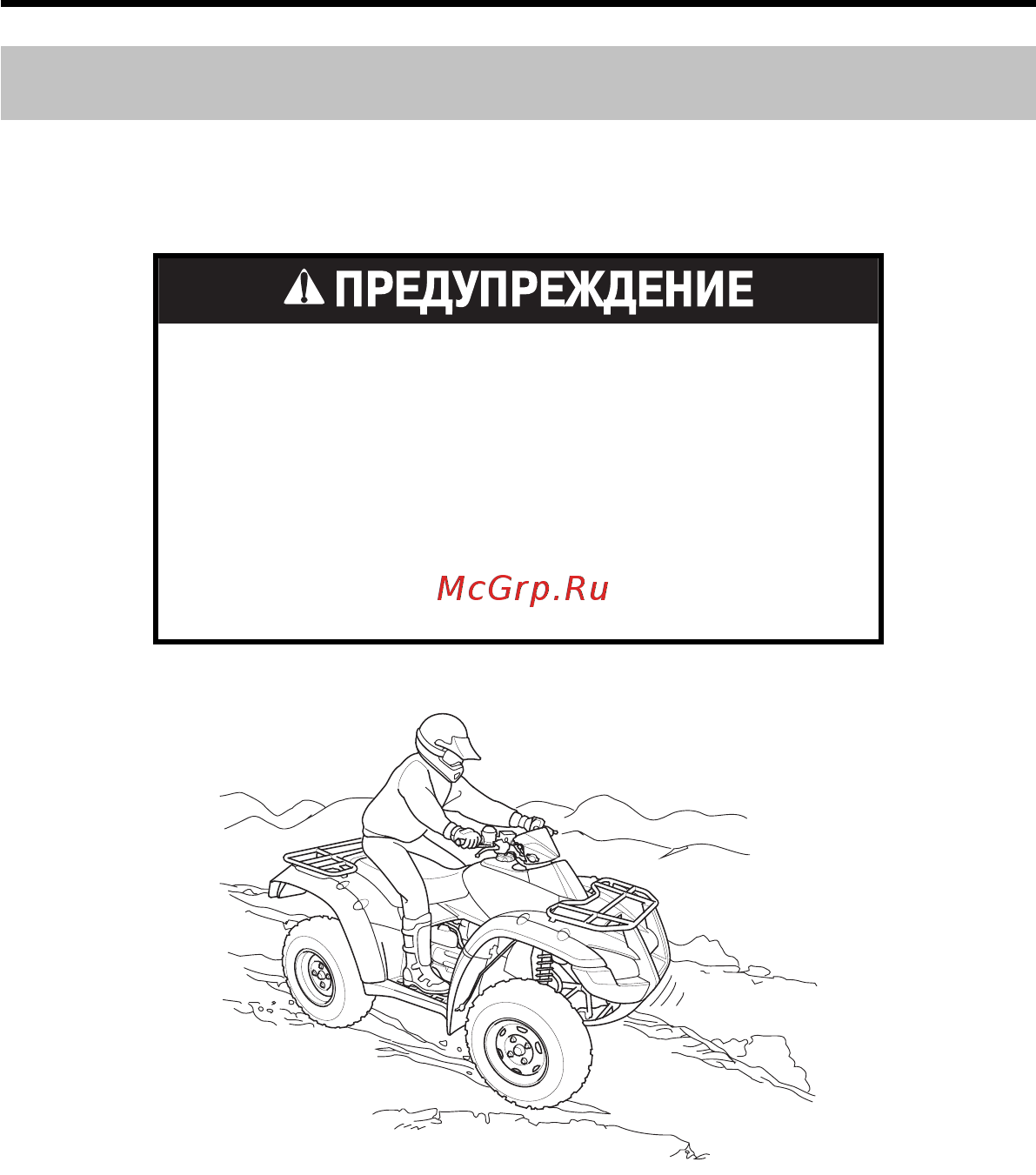 Honda TRX680FA (2005-2011) [97/235] Вождение мотовездехода