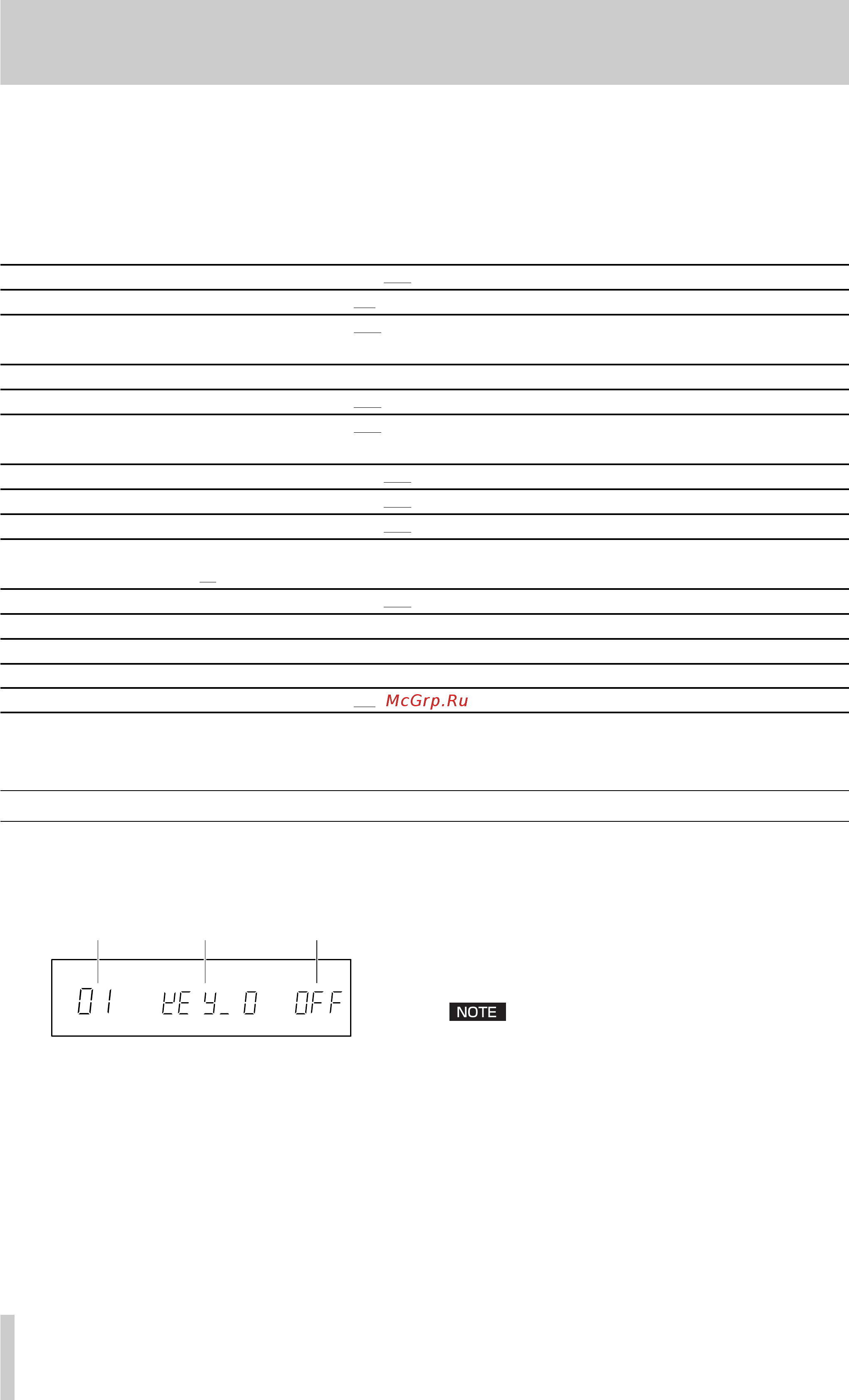 Tascam CD-01 U [14/28] Menu operation