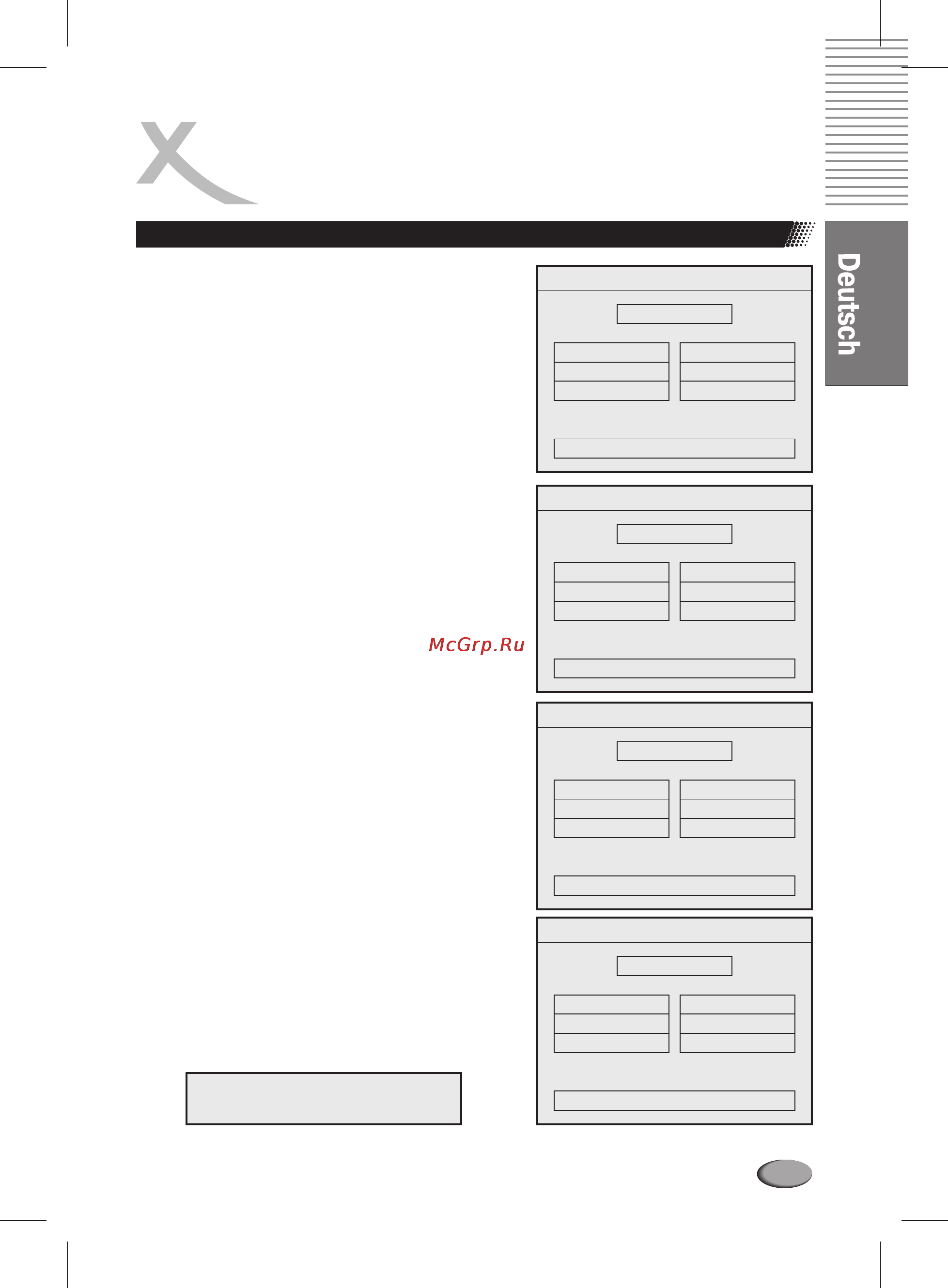 Xoro HSD 6000 [47/168] Verstärker digital tuner system