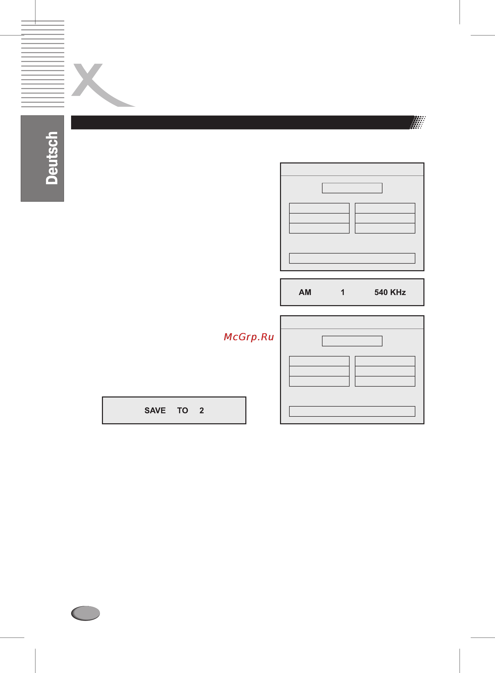 Xoro HSD 6000 [48/168] Verstärker digital tuner system