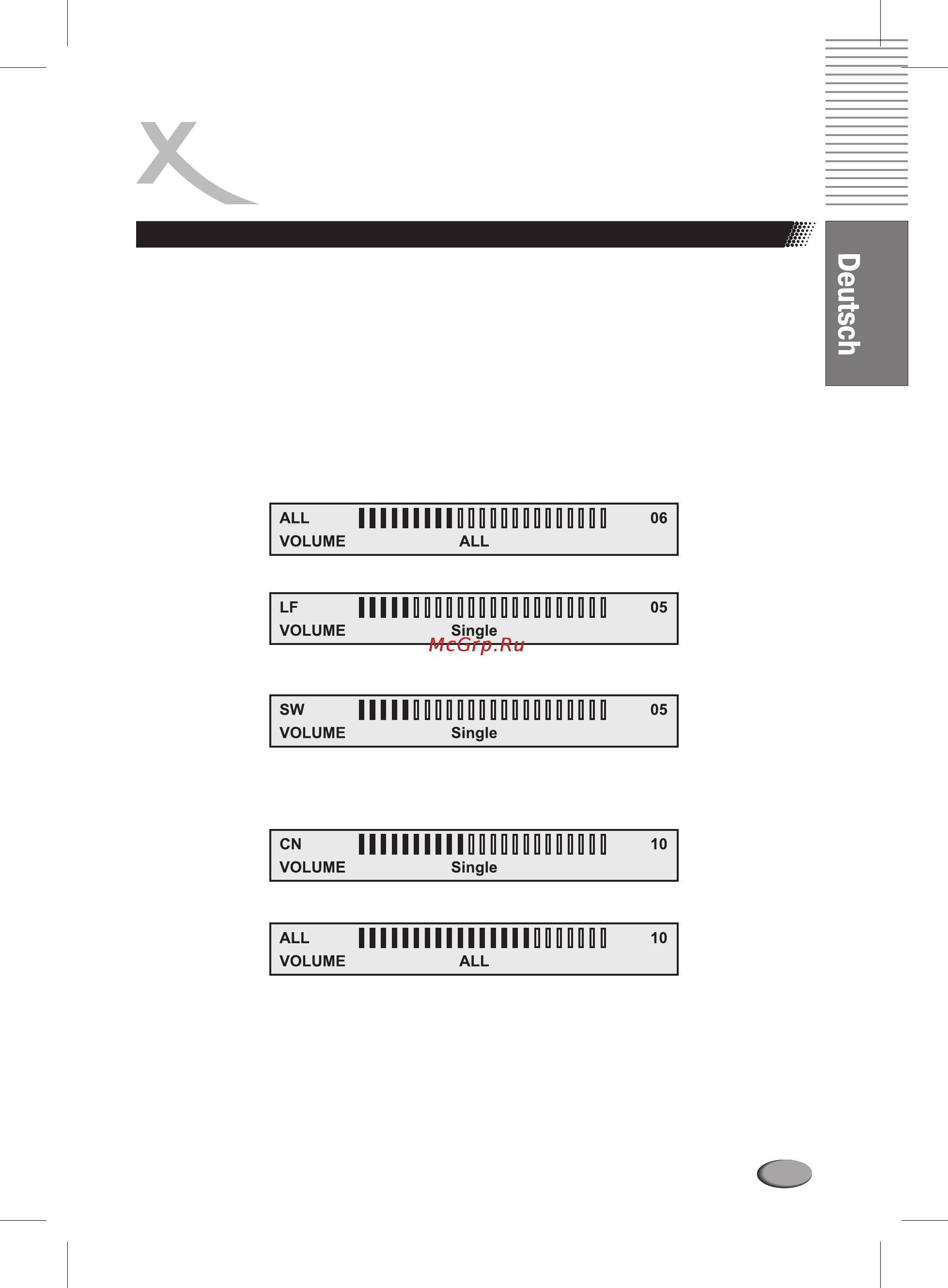 Xoro HSD 6000 [49/168] Verstärker digital tuner system