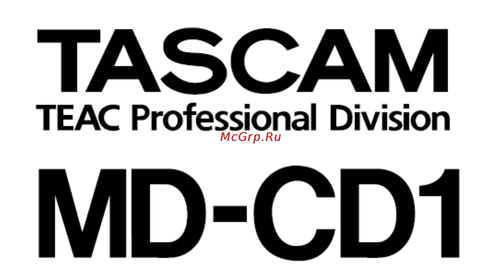 Tascam MD-CD1 Инструкция по эксплуатации онлайн