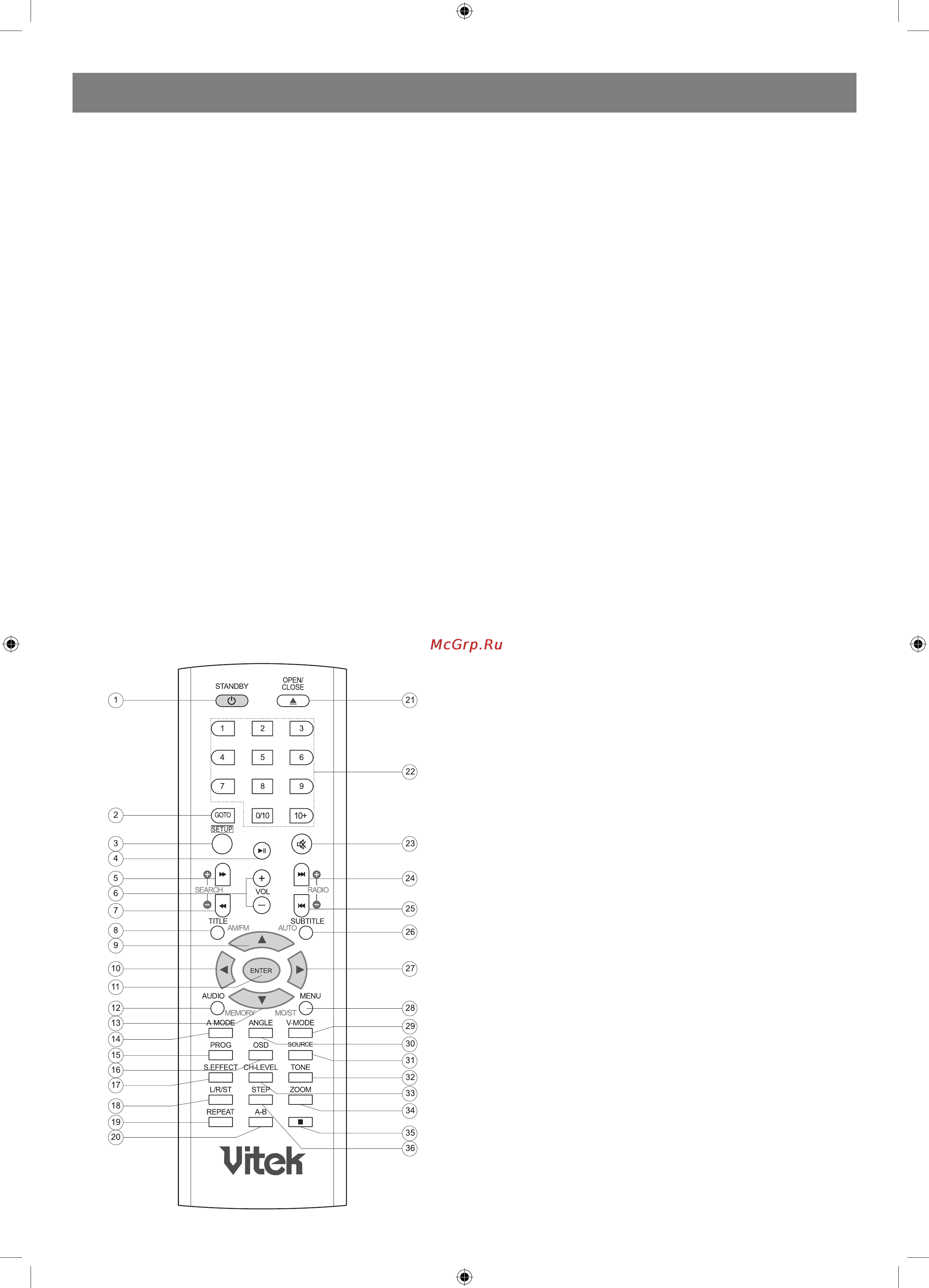 Vitek VT-4060 SR [40/60] Україньский