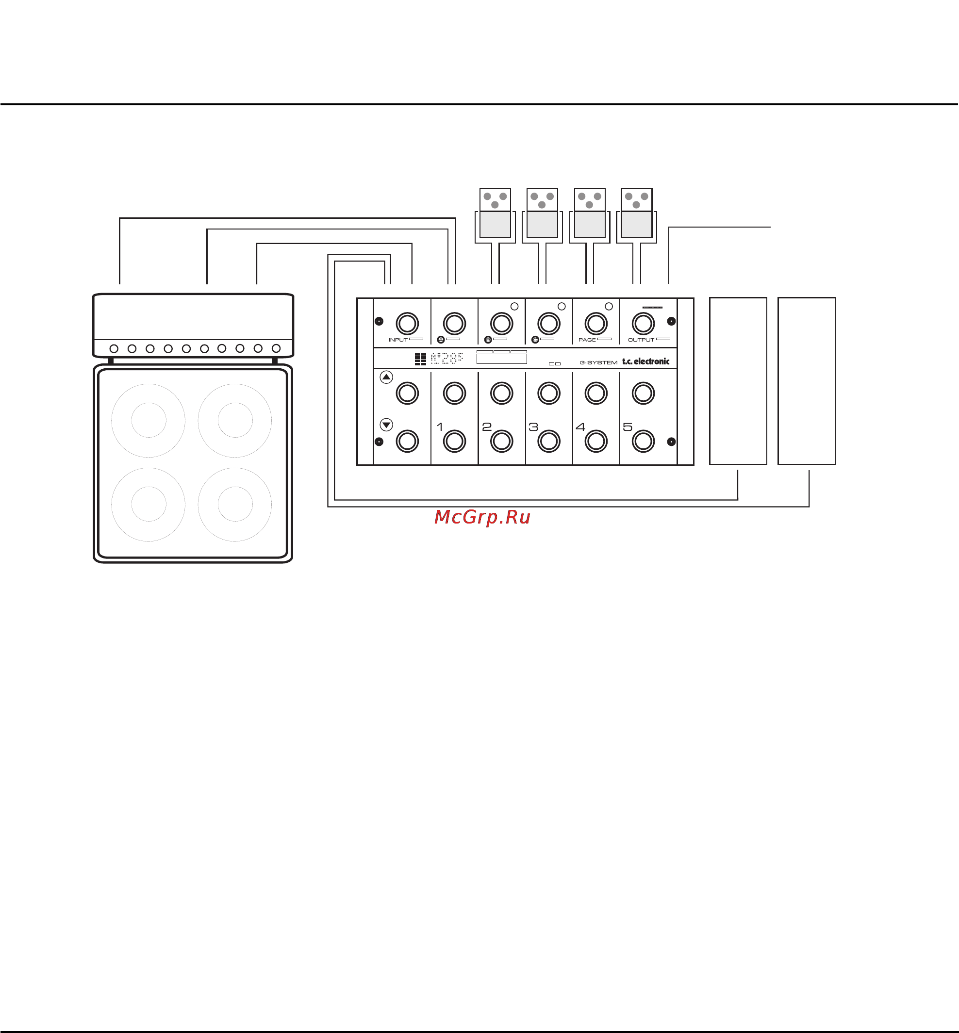 Tc Electronic G-SYSTEM [27/80] Typical setups