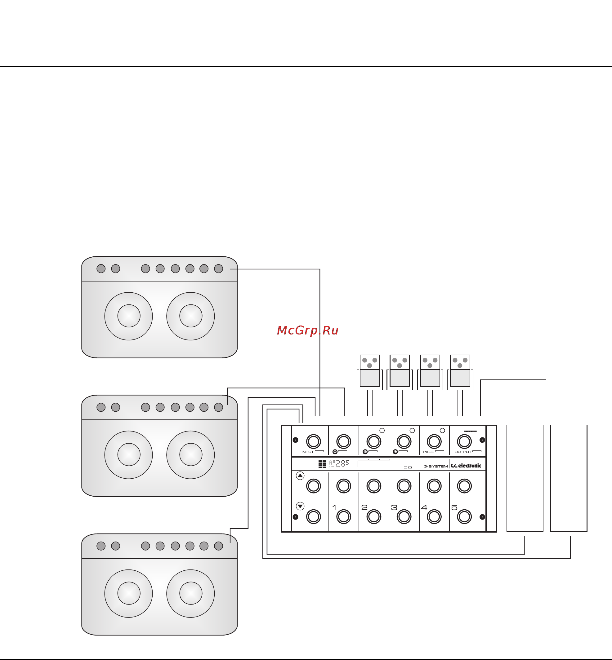 Tc Electronic G-SYSTEM [28/80] Typical setups