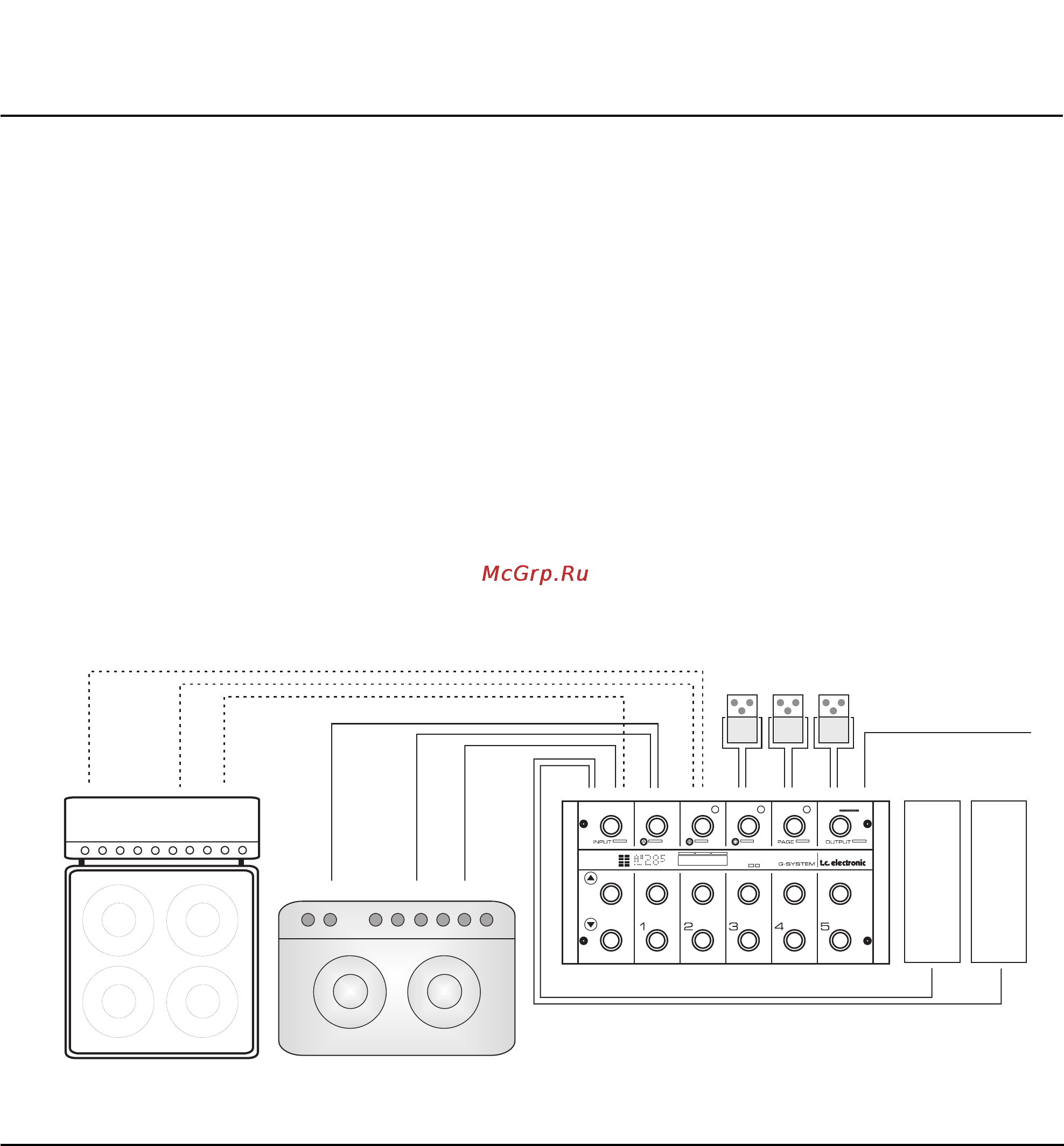 Tc Electronic G-SYSTEM [29/80] Typical setups