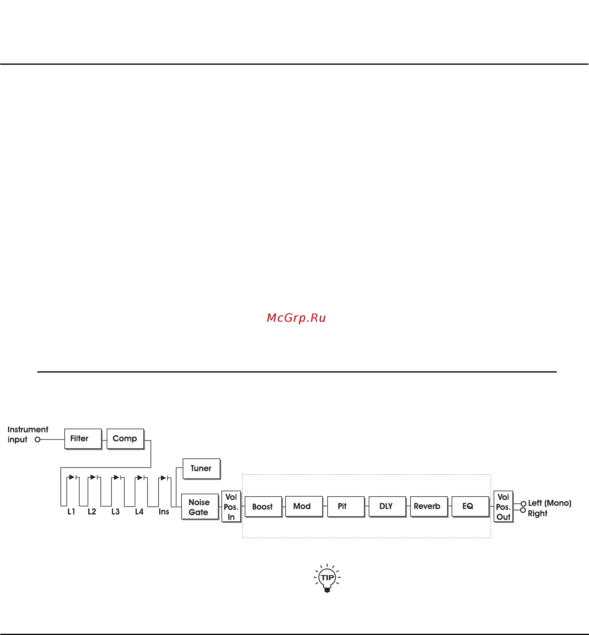 Tc Electronic G-SYSTEM [37/80] Menu mode preset routing