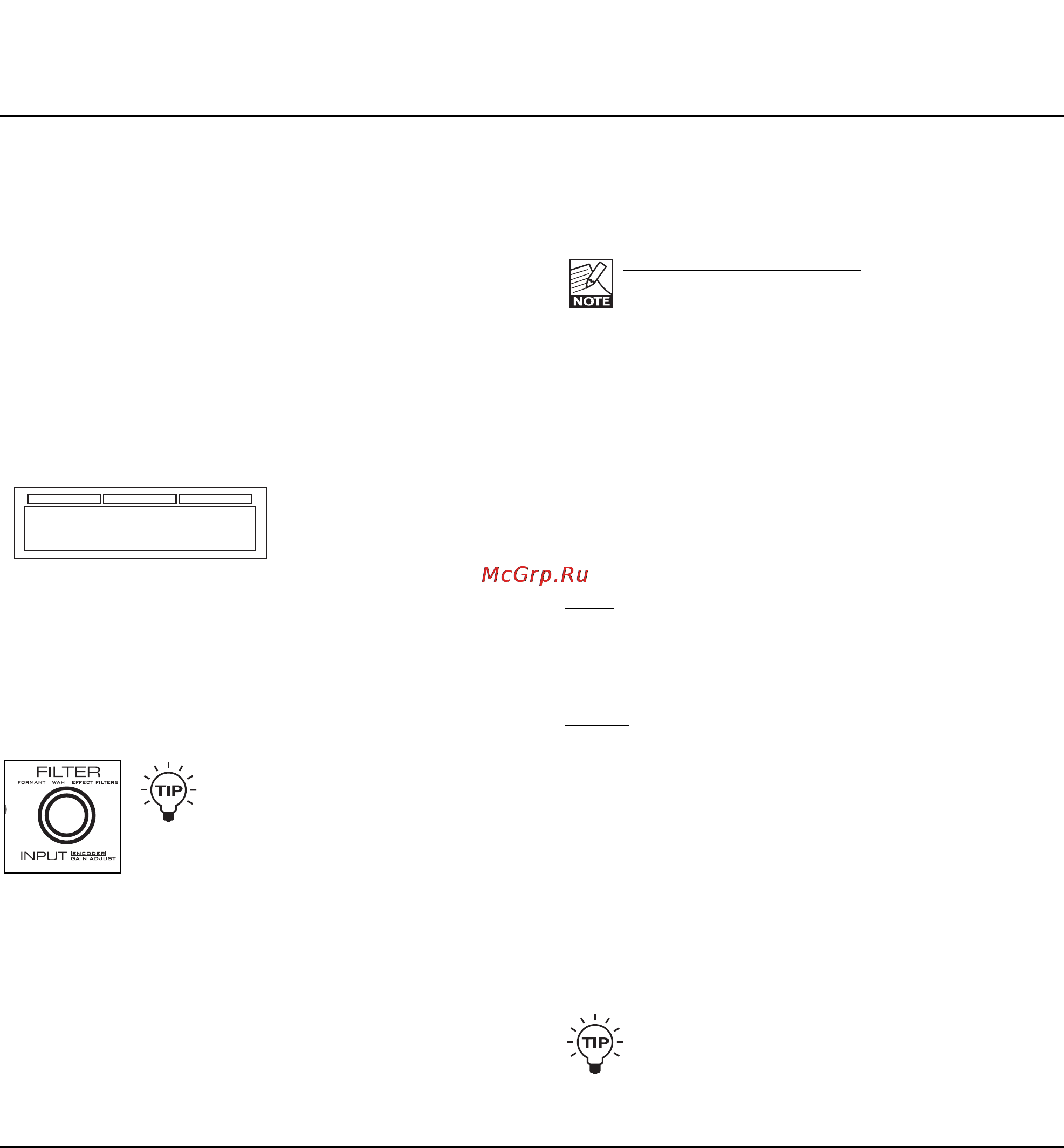 Tc Electronic G-SYSTEM [40/80] Menu mode global levels