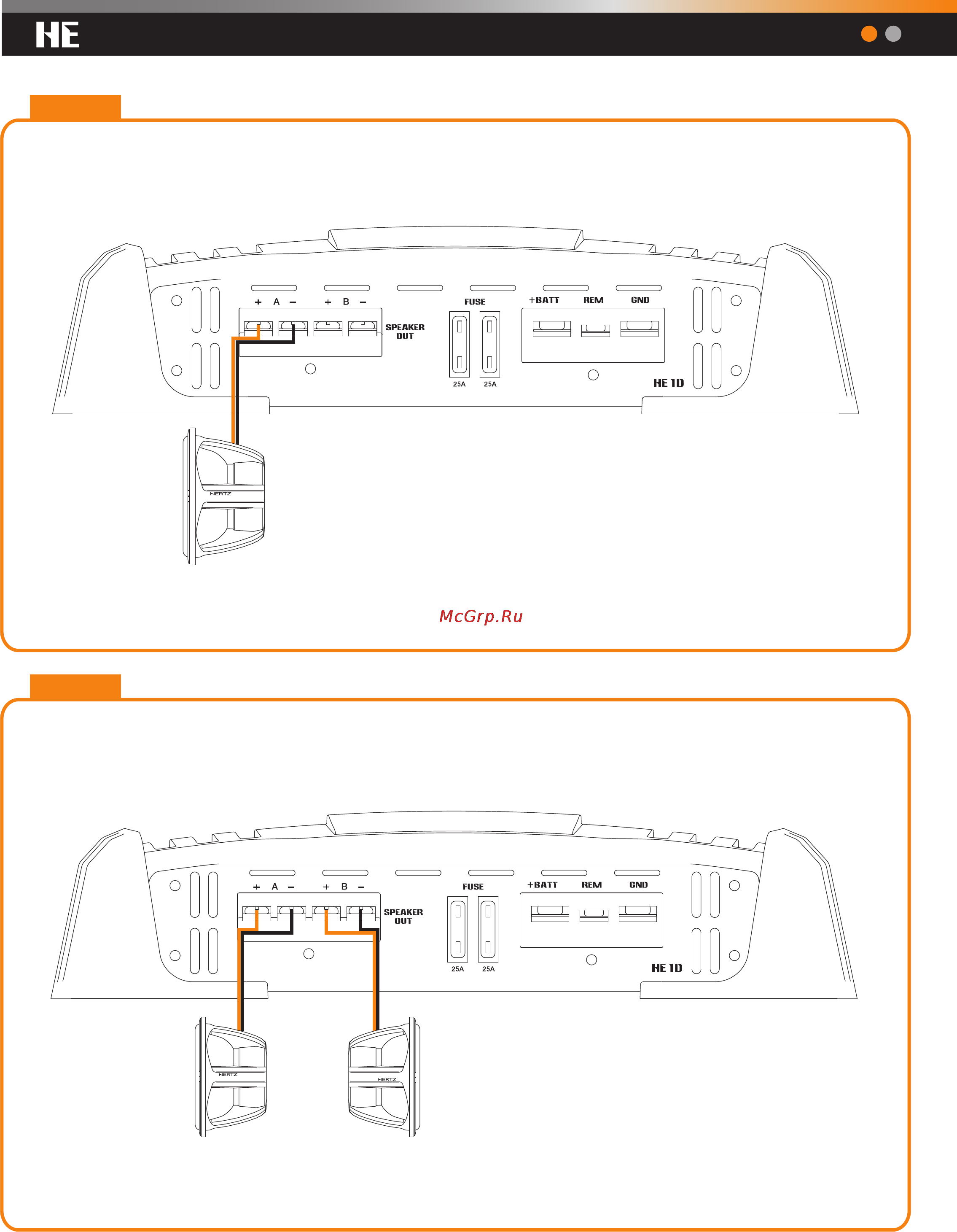 Hertz Hertz HE 1D [3/5] Advanced web manual he 1d