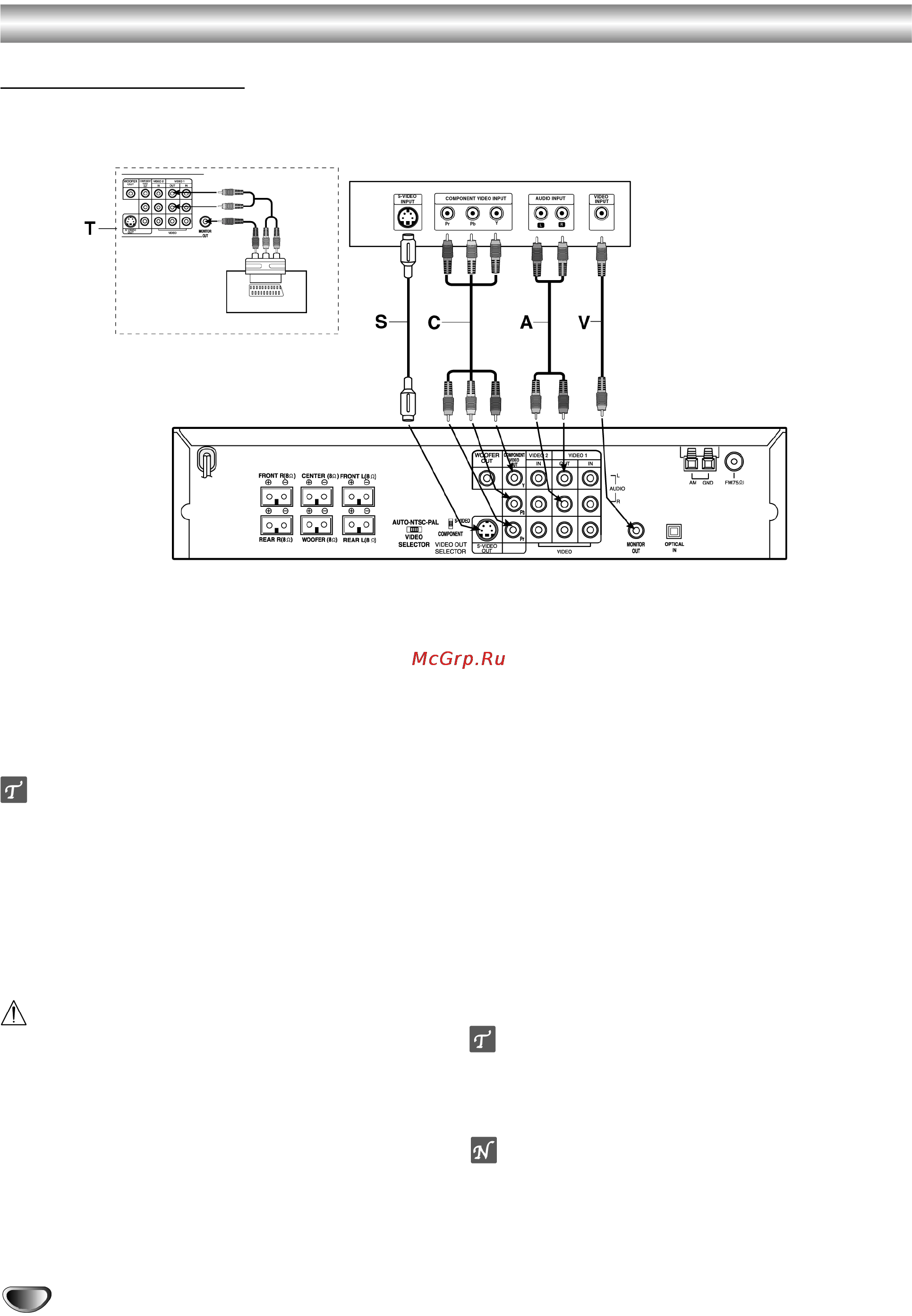 Toshiba SD-42HKSB [10/29] Подключения