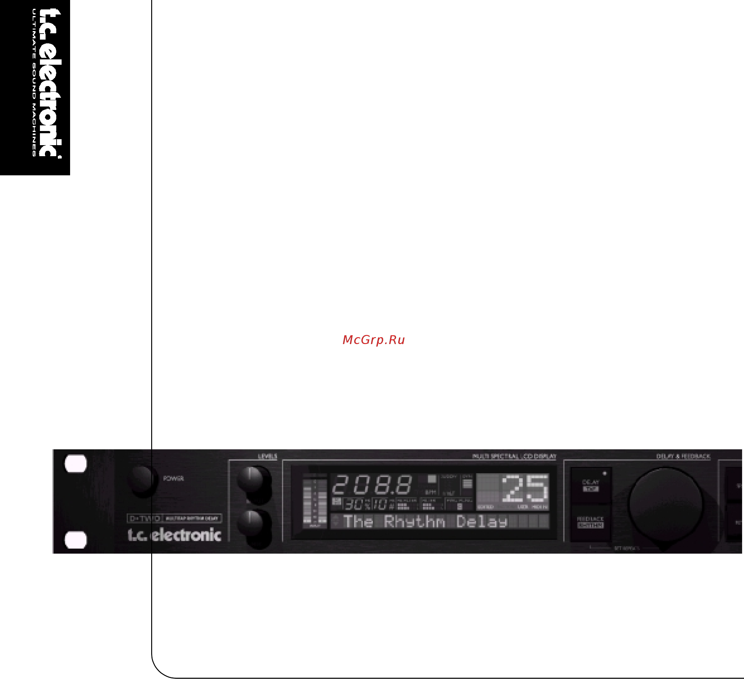 Tc Electronic D-TWO Инструкция по эксплуатации онлайн