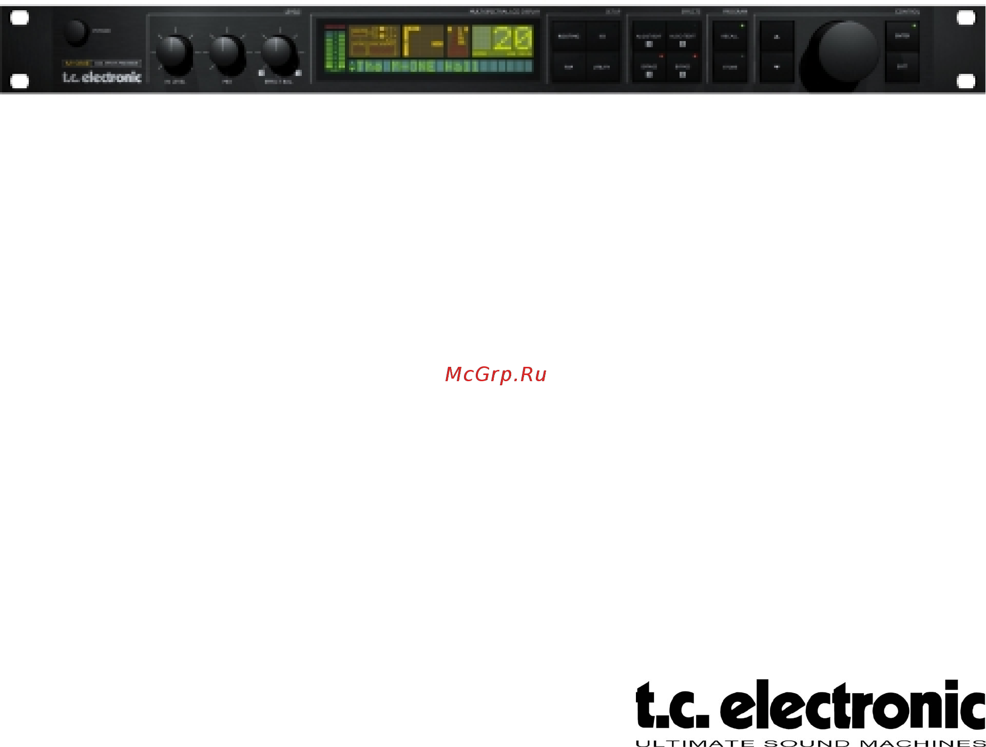 Tc Electronic M-ONE XL Инструкция по эксплуатации онлайн