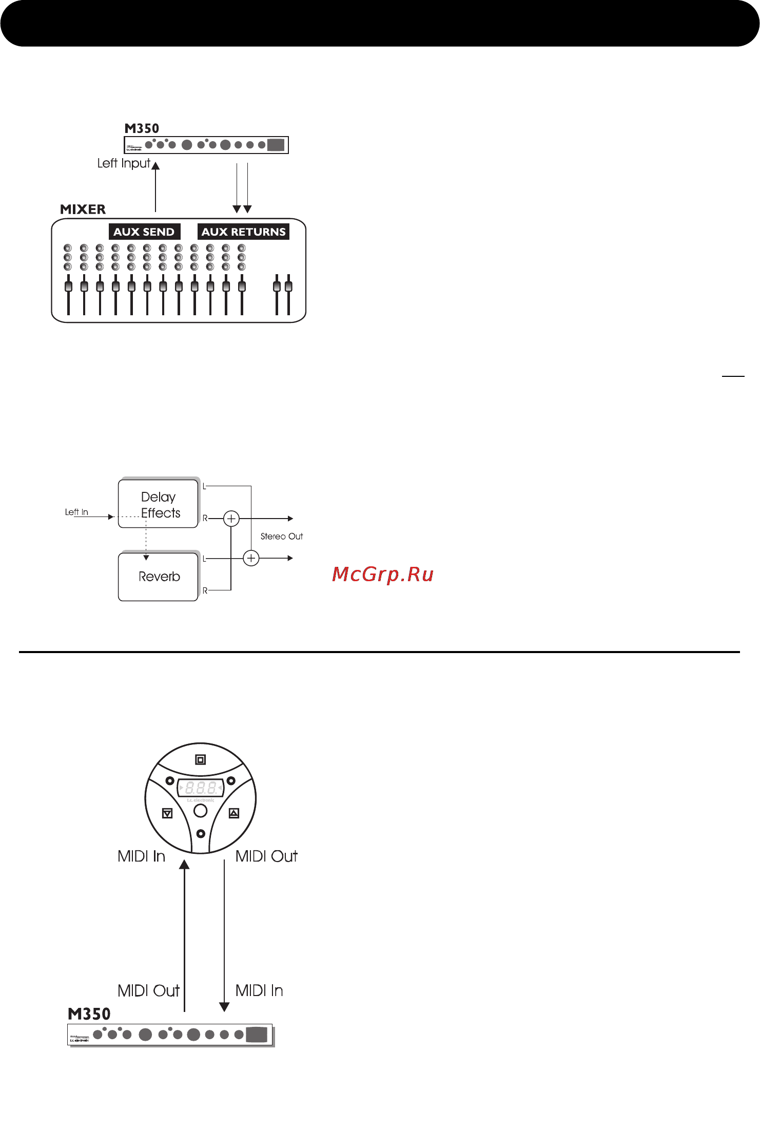 Tc Electronic M350 [14/34] Controlling m350 via midi