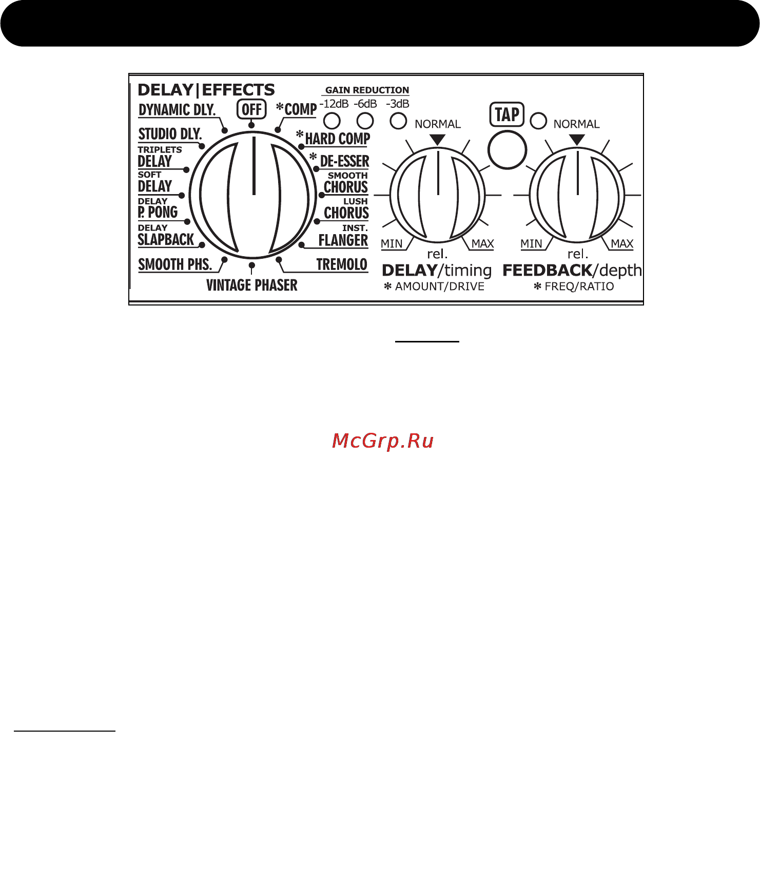Tc Electronic M350 [20/34] Delay effects engine