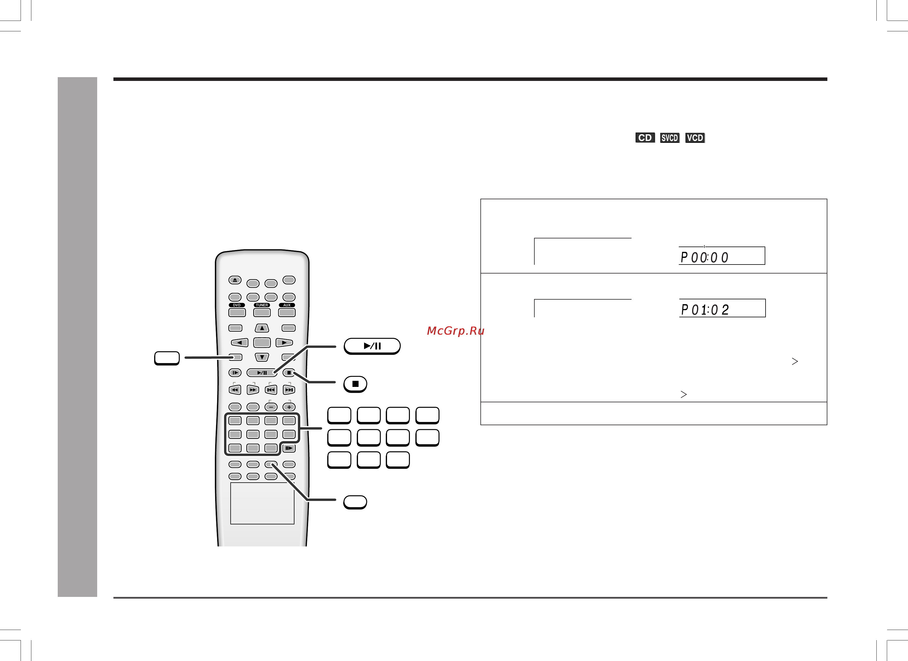 Sharp HT-CN500DVHR [38/56] Program p01 02