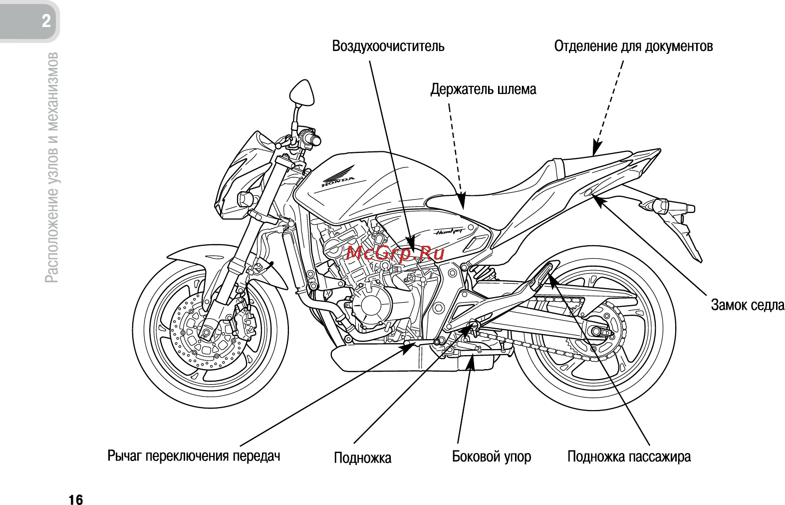 Honda CB600FA (2011) Инструкция по эксплуатации онлайн [25/170] 11390