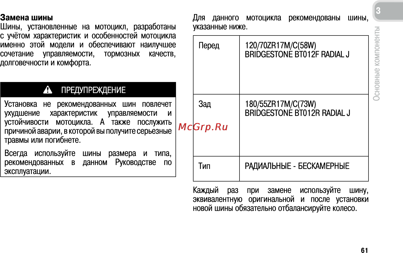 Honda CB600F (2011) [70/170] Замена шины