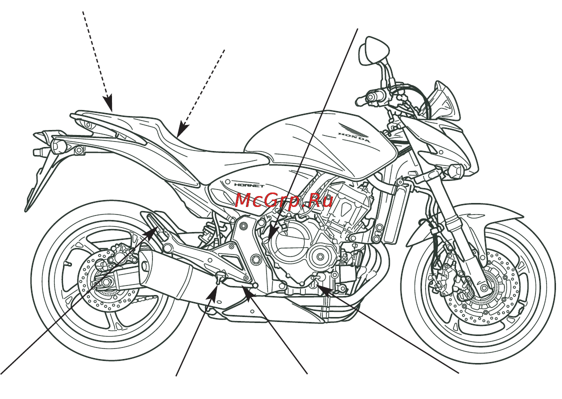 Honda CBF1000FA (2010) Инструкция по эксплуатации онлайн [18/160] 11406