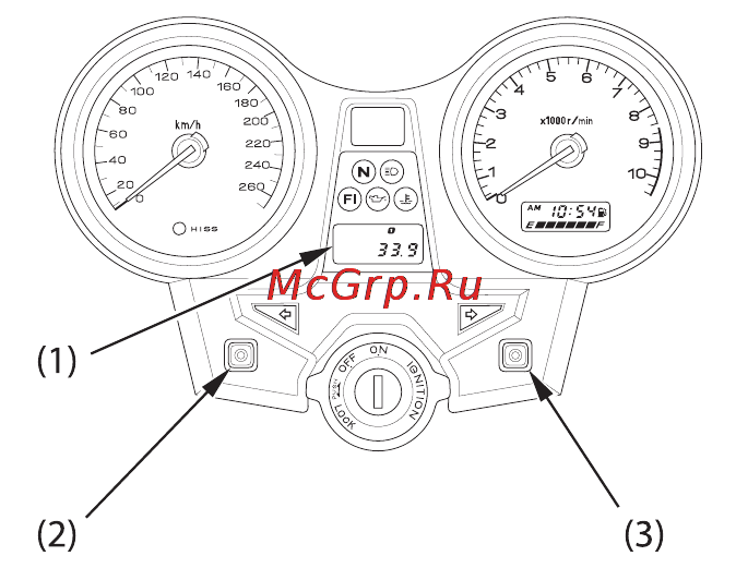 Honda CB1300SA (2010) Инструкция по эксплуатации онлайн [30/166] 11454