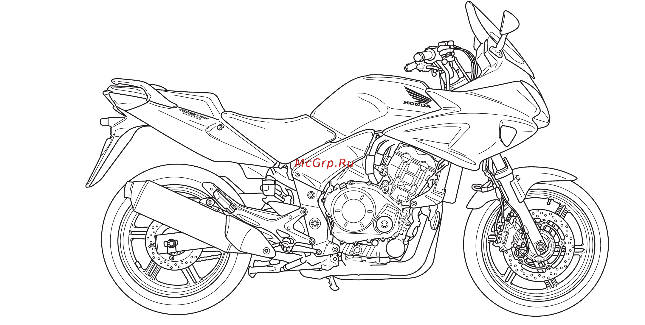 Honda CBF1000A (2010) Инструкция по эксплуатации онлайн [2/144] 11462