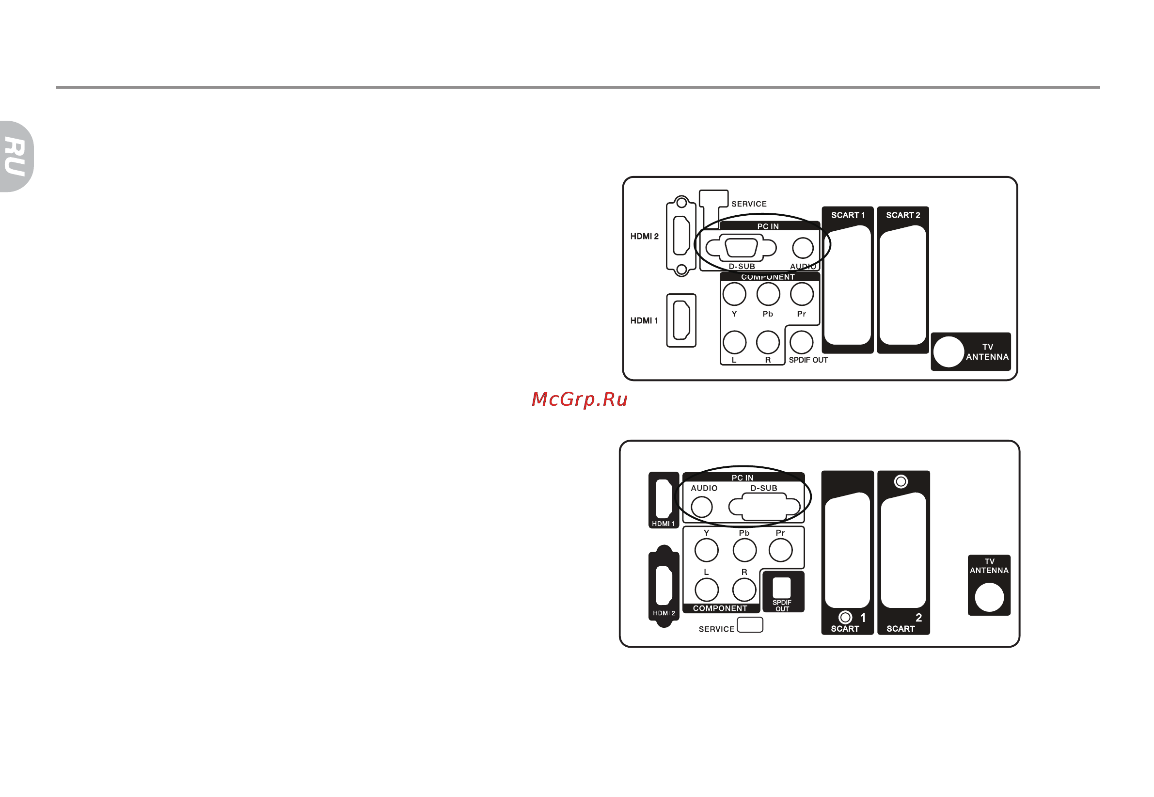Haier LT42A1 [26/102] Подключение внешнего оборудования
