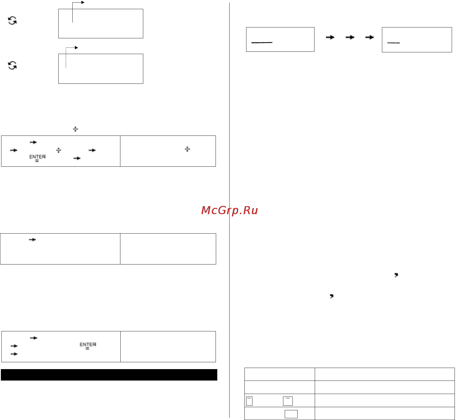 Citizen SR-282 [13/16] Basic arithmetic operations for bases
