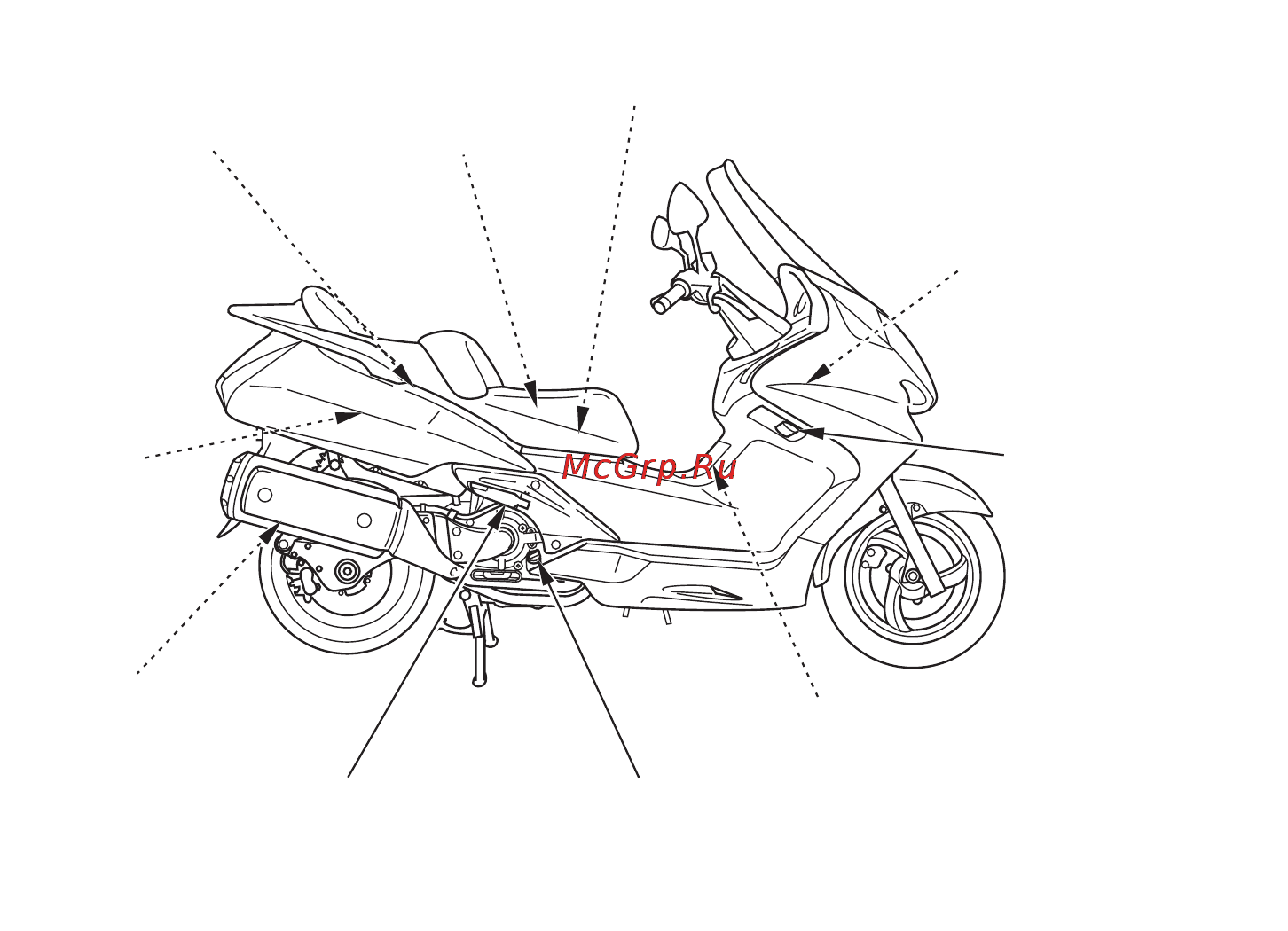 Honda Silver Wing ABS Инструкция по эксплуатации онлайн [20/146] 11494