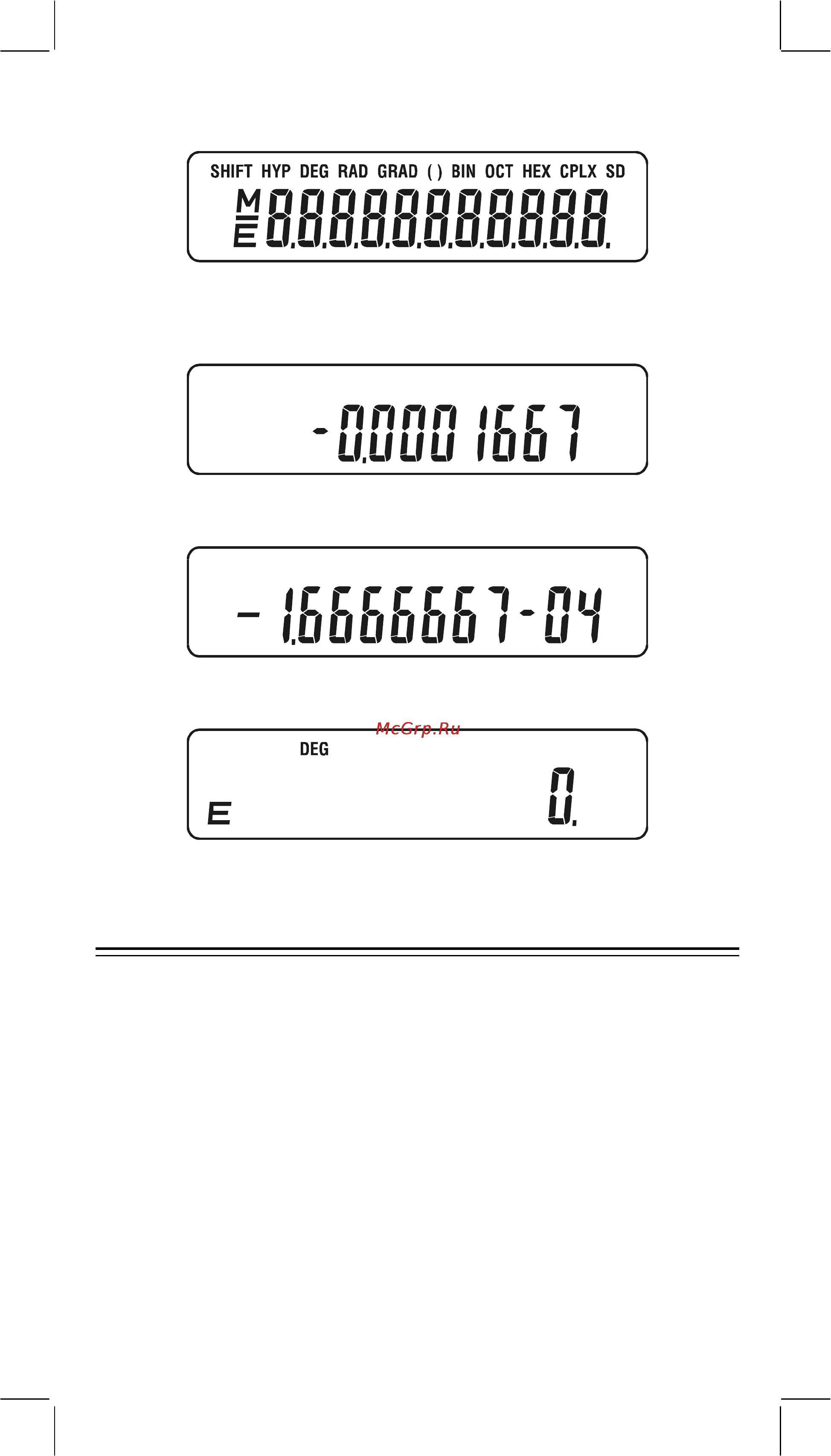 Citizen SR-135 TII [11/18] Calculation