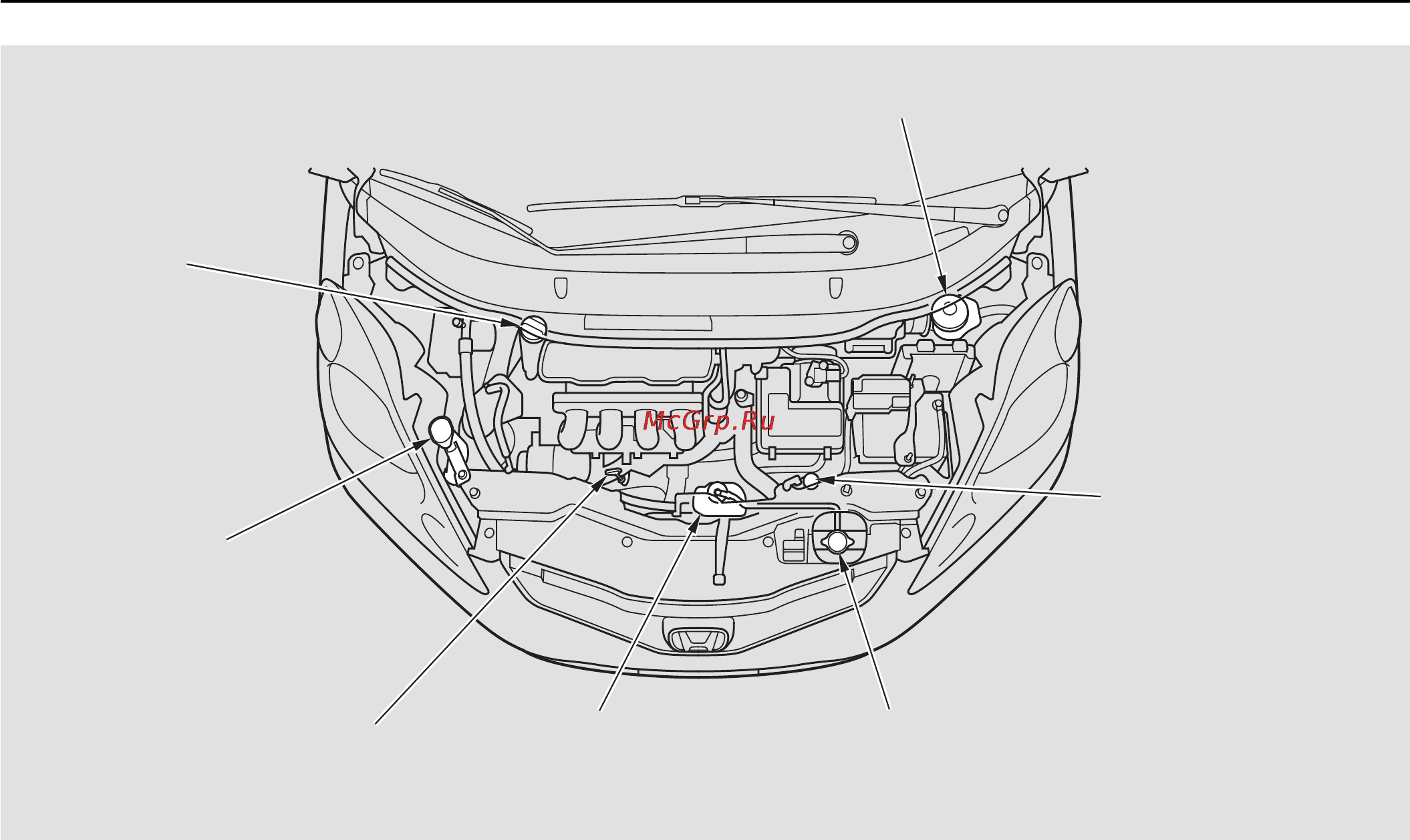 Хонда пилот 2 схема деталей под капотом