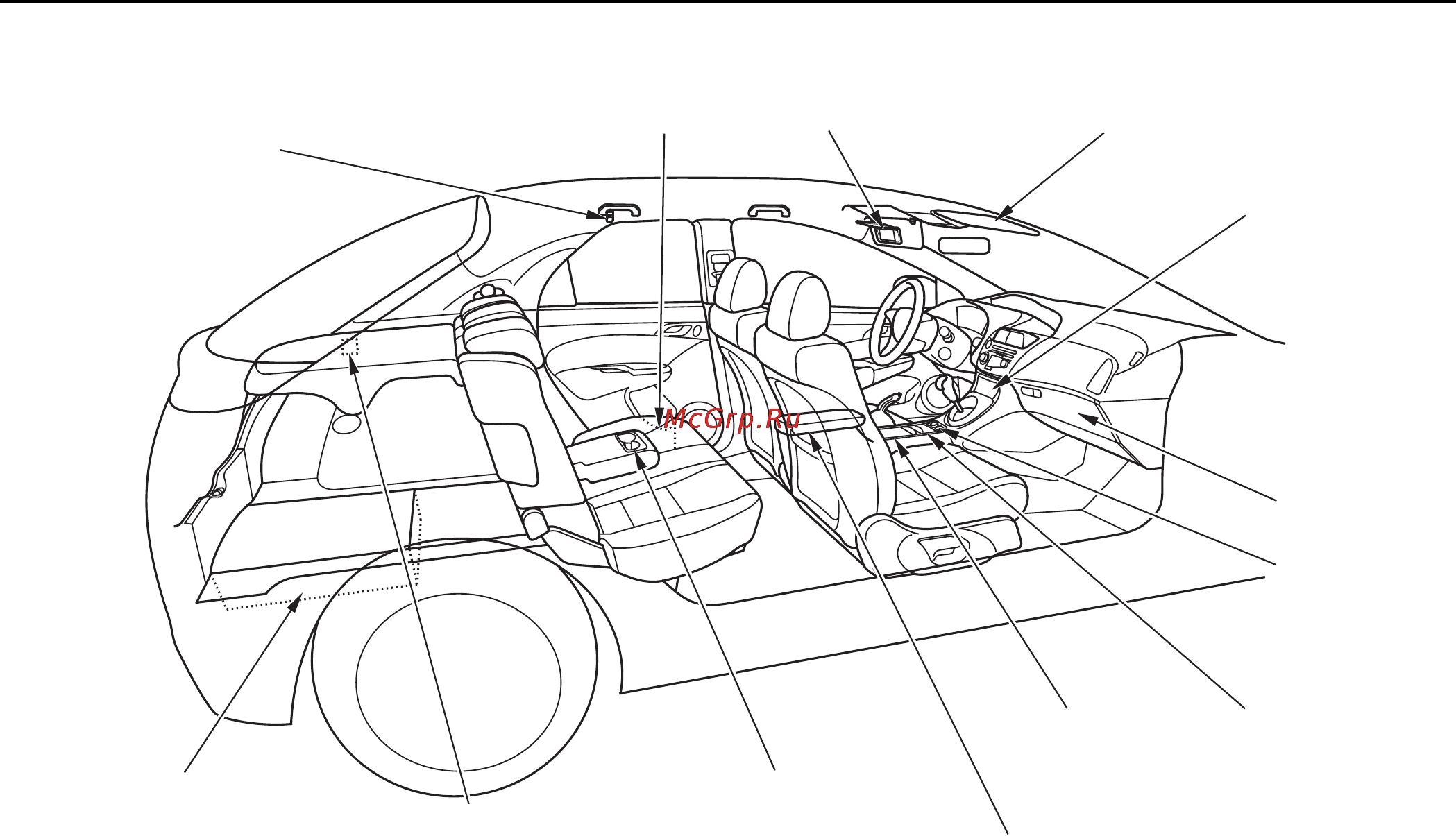 Honda Civic 5D [172/480] Места для размещения предметов и вещей
