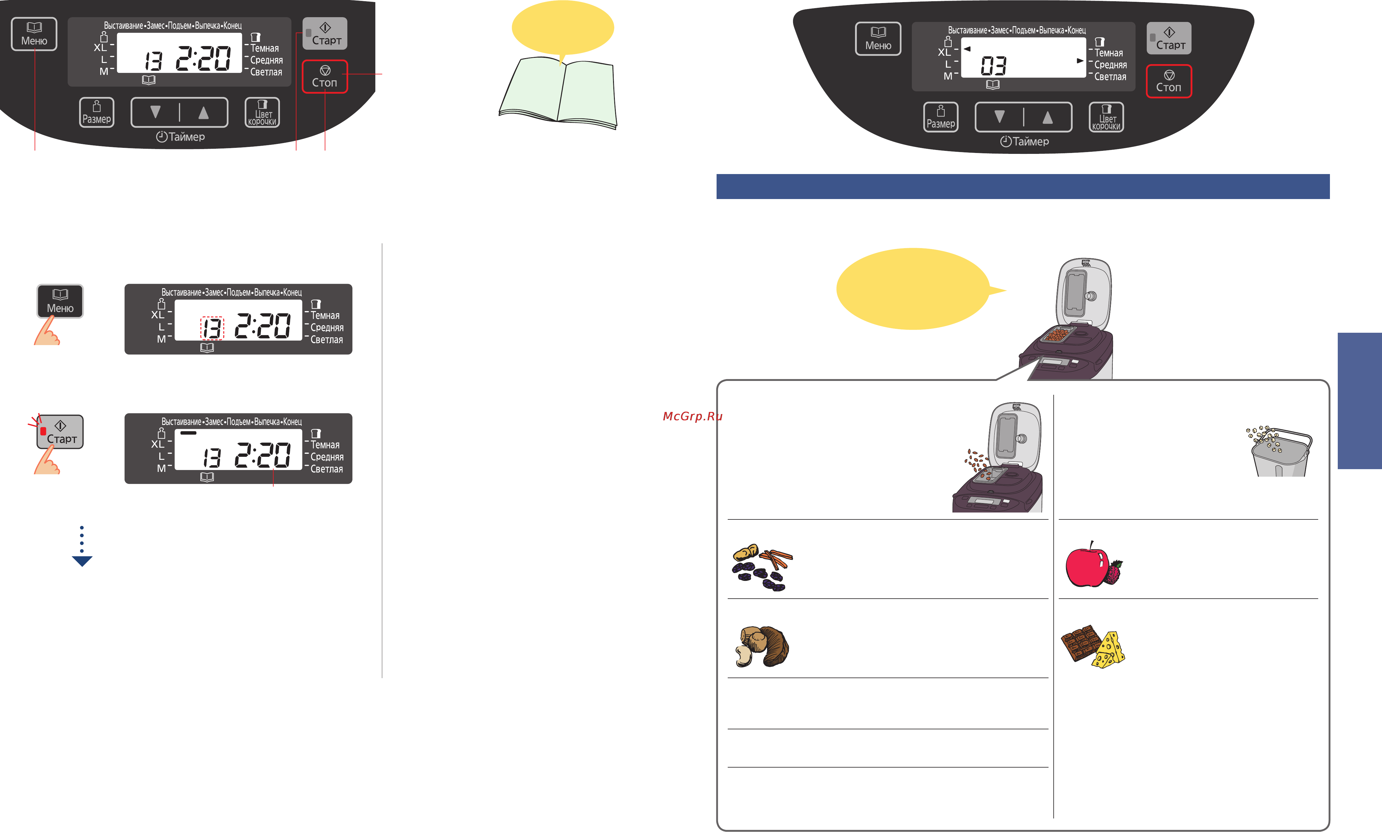 Panasonic SD-ZB2502 BTS [26/54] Підготовка тіста