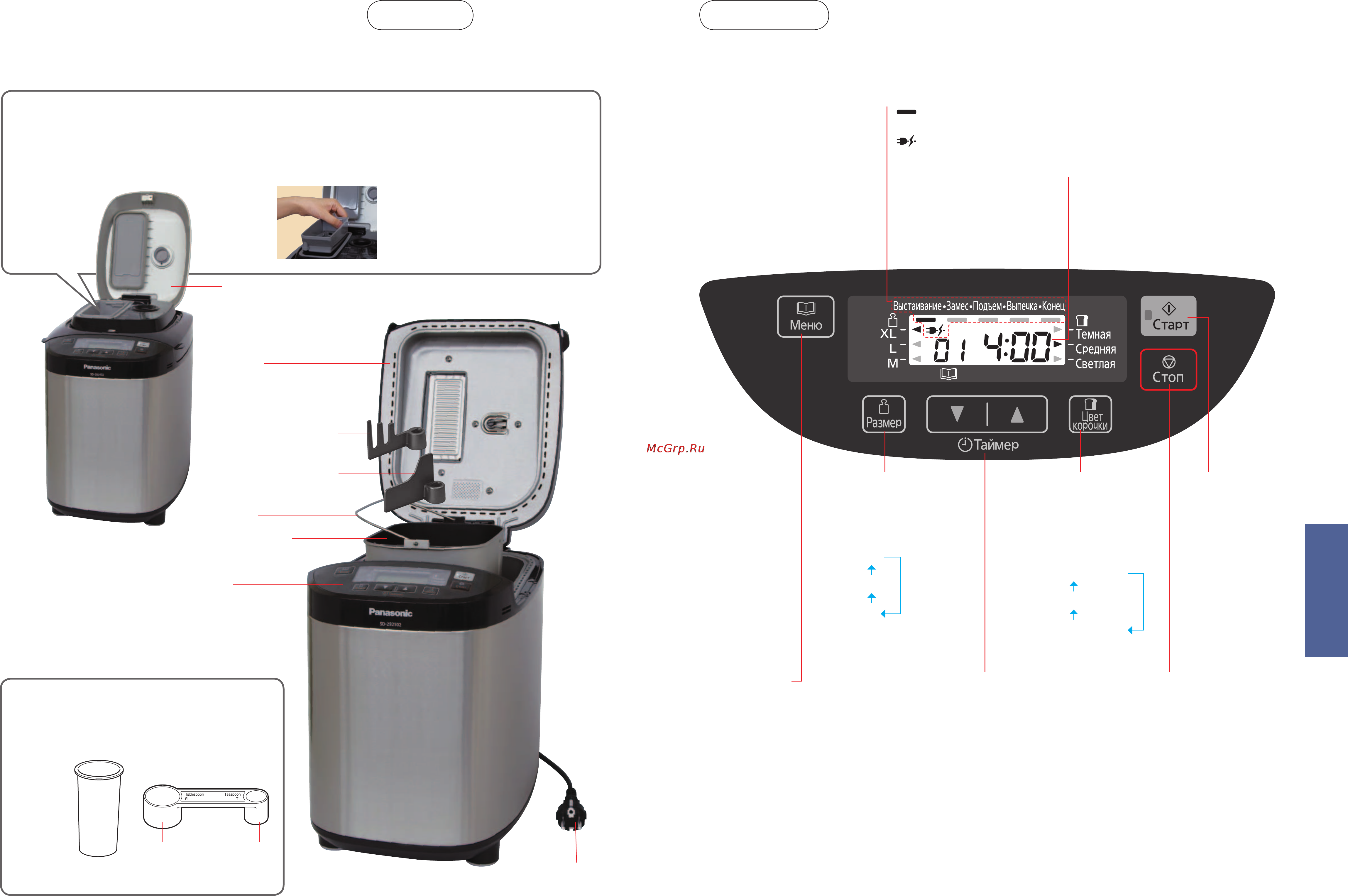 Panasonic SD-ZB2502 BTS [39/54] Сипаттама аксессуарлар