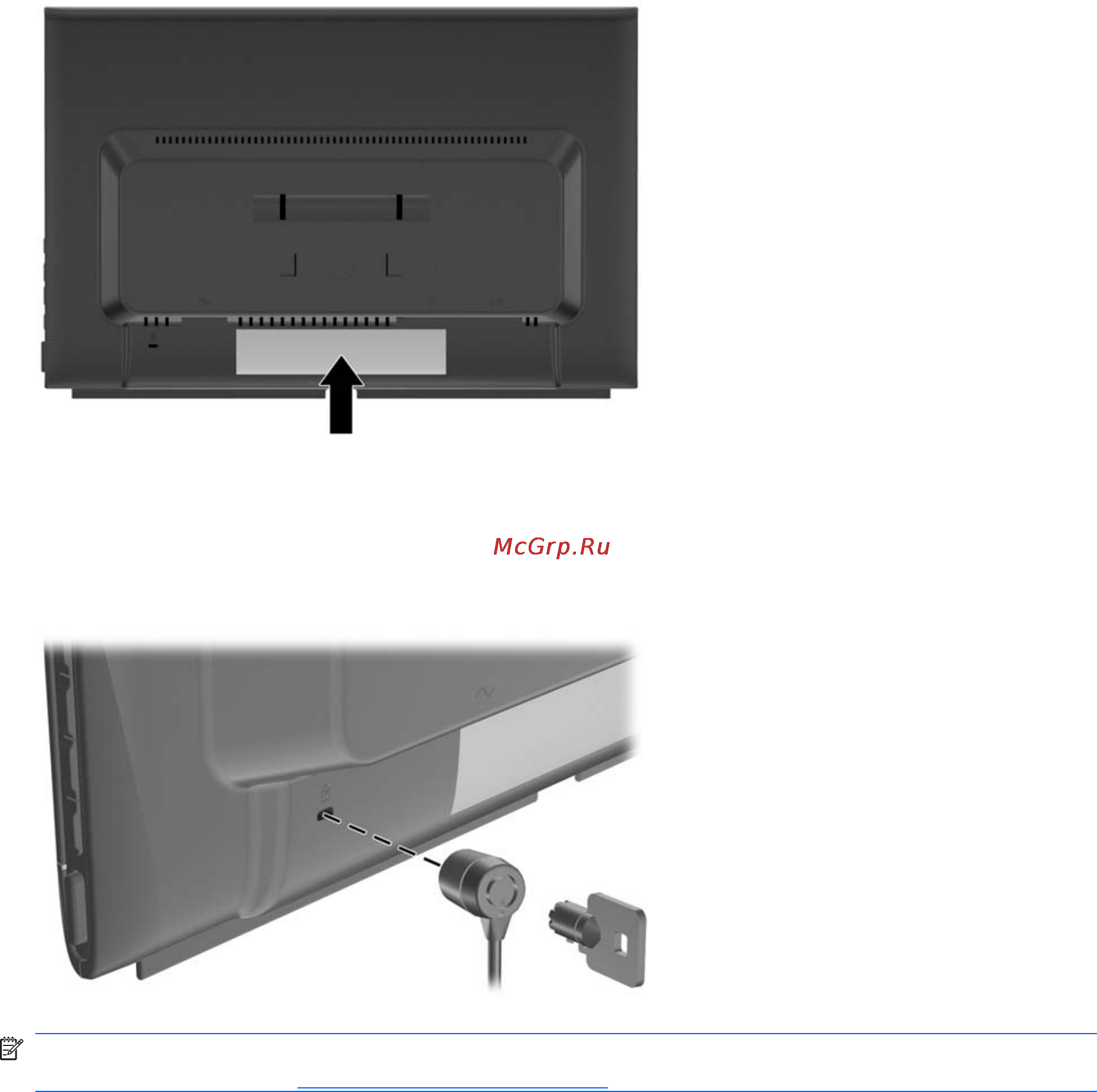 Compaq CQ1859s NY321AA [15/39] Установка замка с тросиком