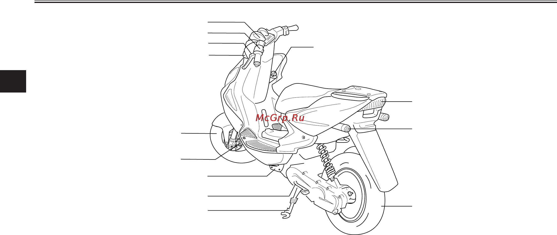 Yamaha AeoX 100 YQ100 (2004) [14/88] Îïèñàíèå