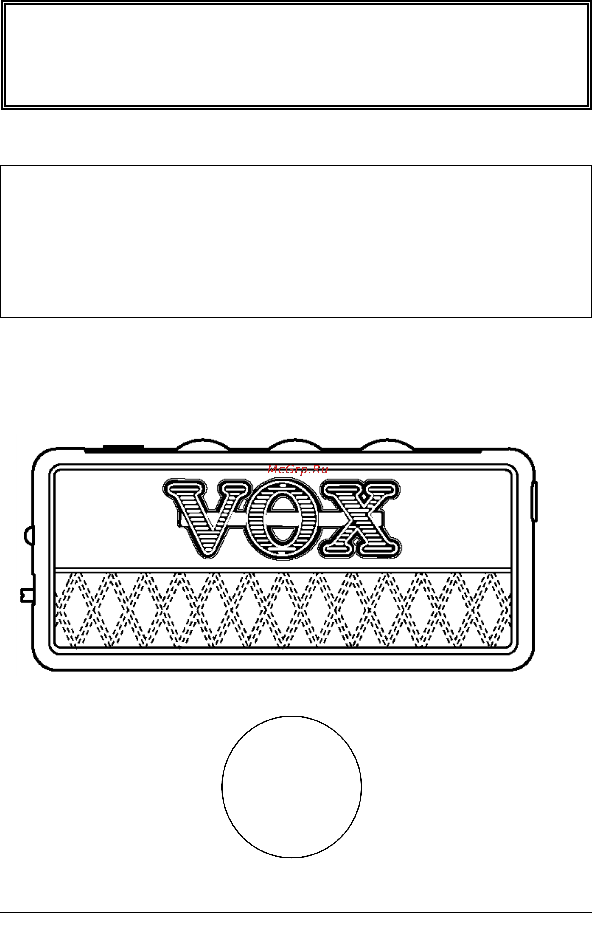 Vox AMPLUG-AC30 Инструкция по эксплуатации онлайн
