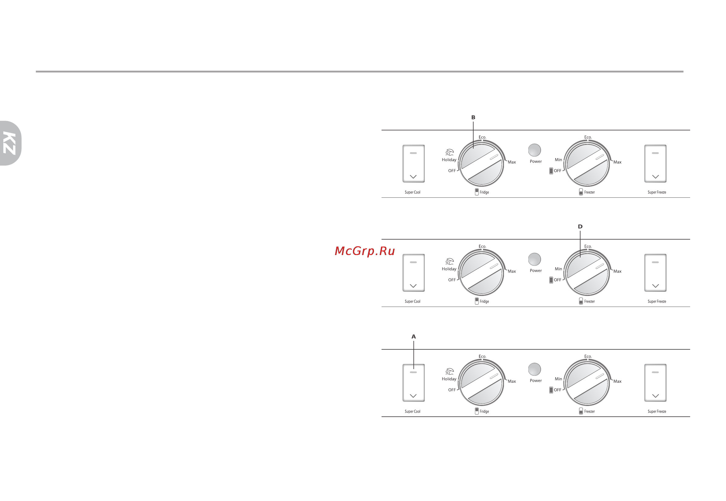 Haier CFL633CA [74/94] Cfe индексті модельдердің басқару панелінің функциялары және қолданылу мақсаттары