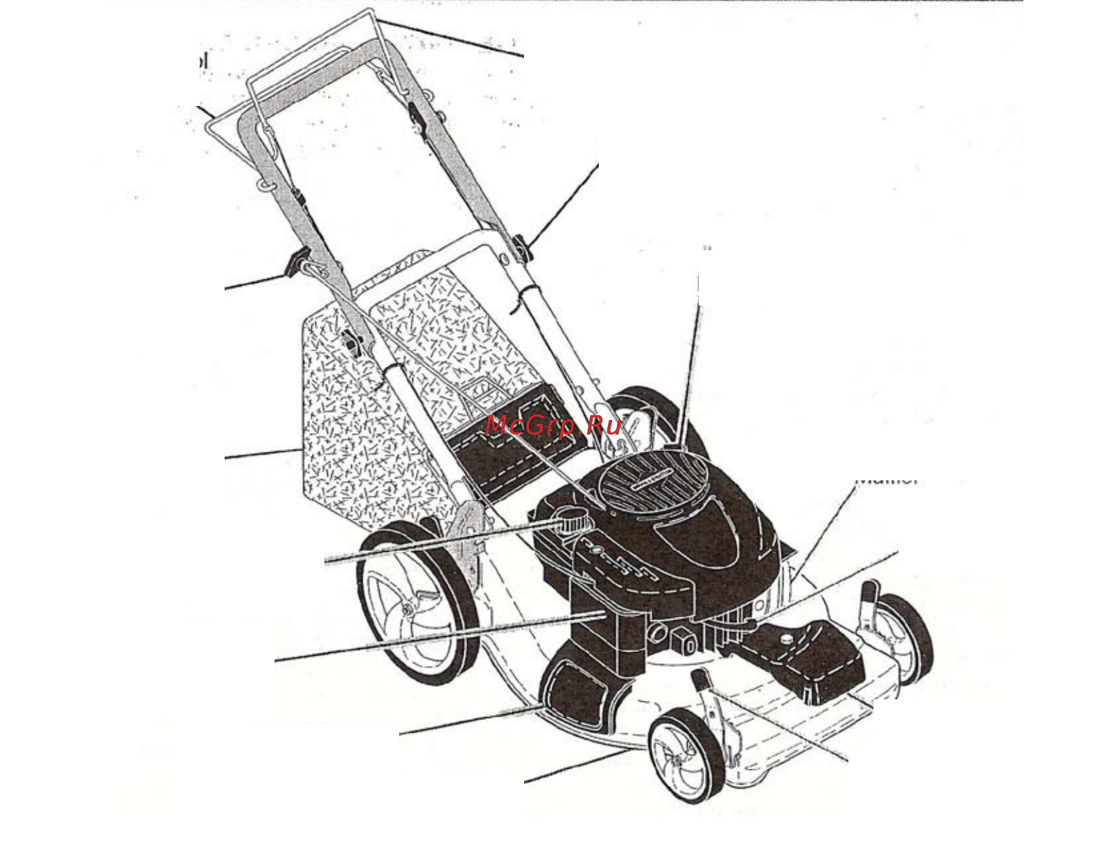 Craftsman 37639 [16/49] Соблюдение требований cpsc роторная косилка с передним расположением рабочей части производства компании sears удовлетворяет стандартам американского национального института ст...