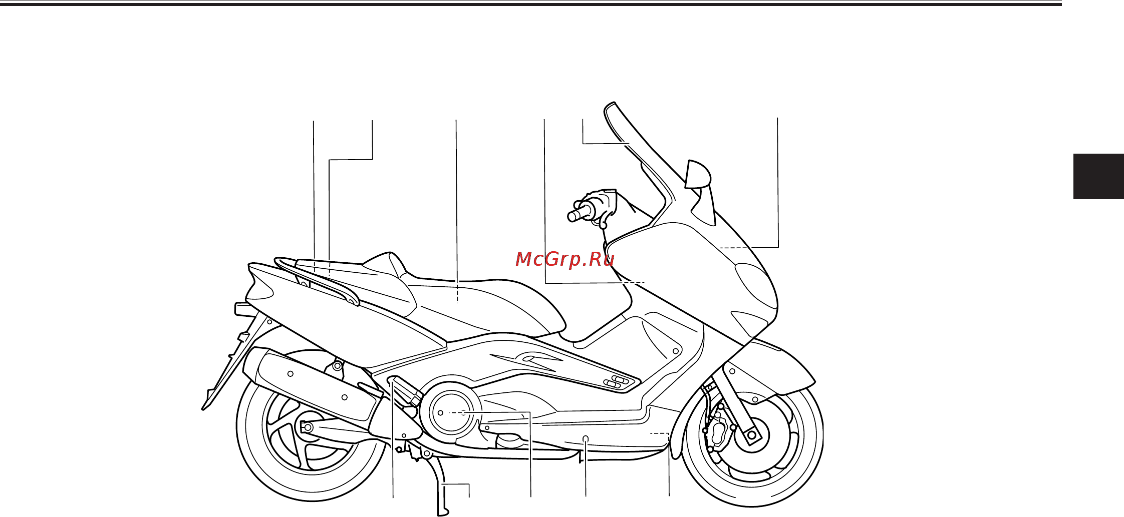 Yamaha Tmax XP500 (2004) [15/96] 3 4 5 6