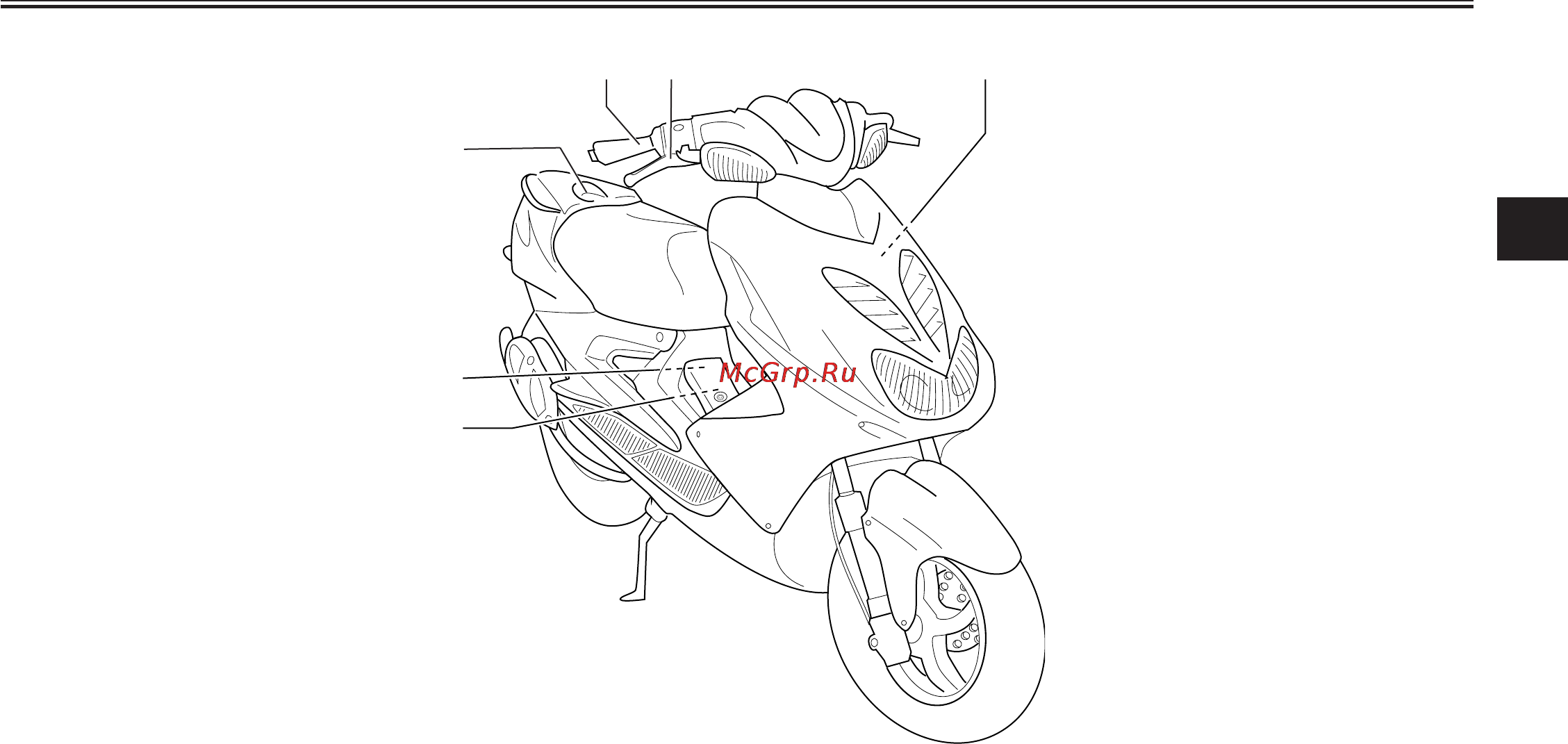 Yamaha AeroX YQ50L (2004) [16/88] Îïèñàíèå