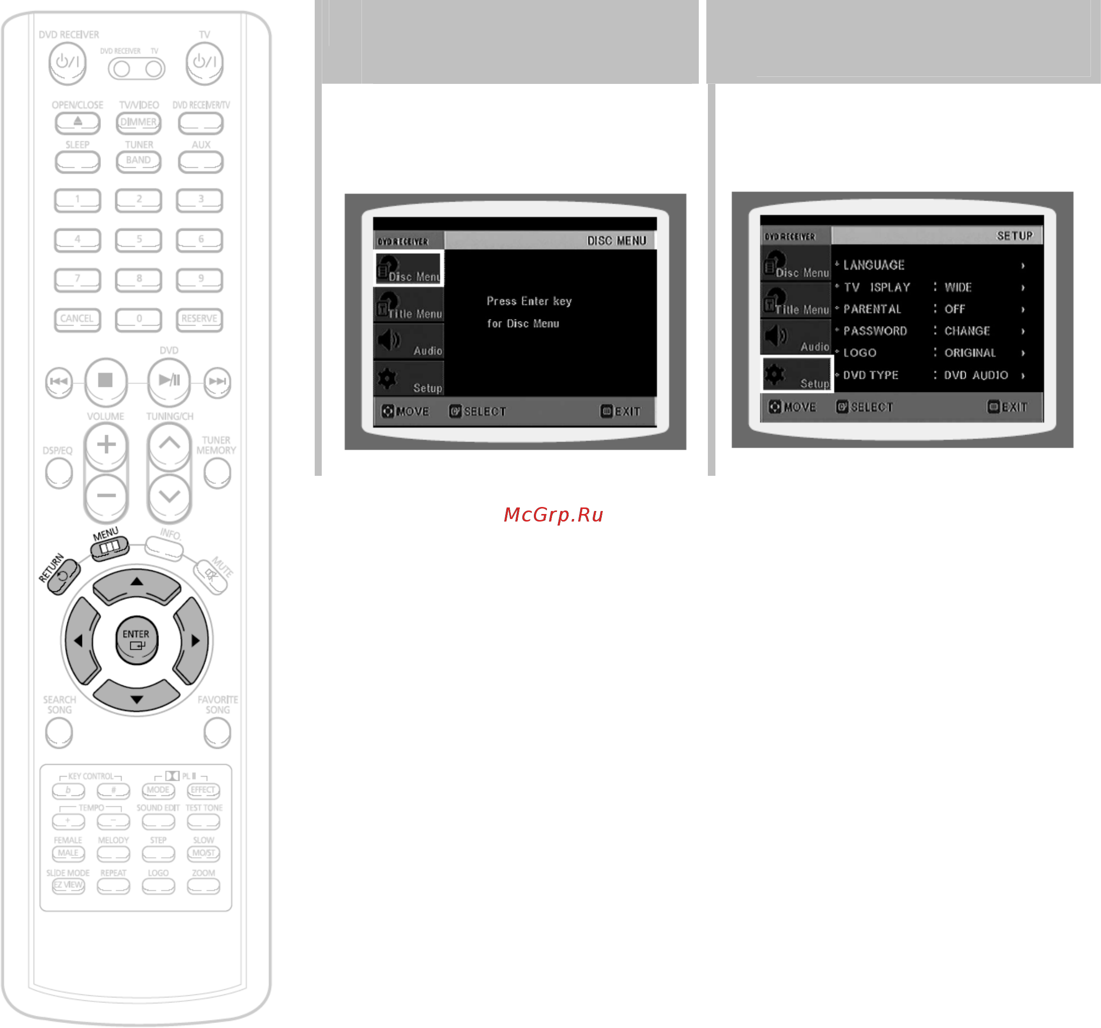 Samsung HT-KD800 T (комплект) [42/91] Установка родительского контроля возрастной категории зрителя