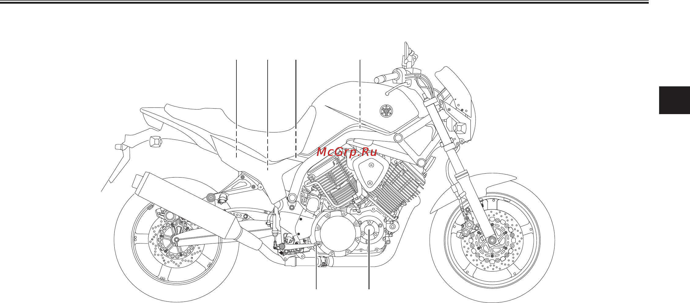 Yamaha Bulldog BT1100 (2004) [13/108] Îïèñàíèå