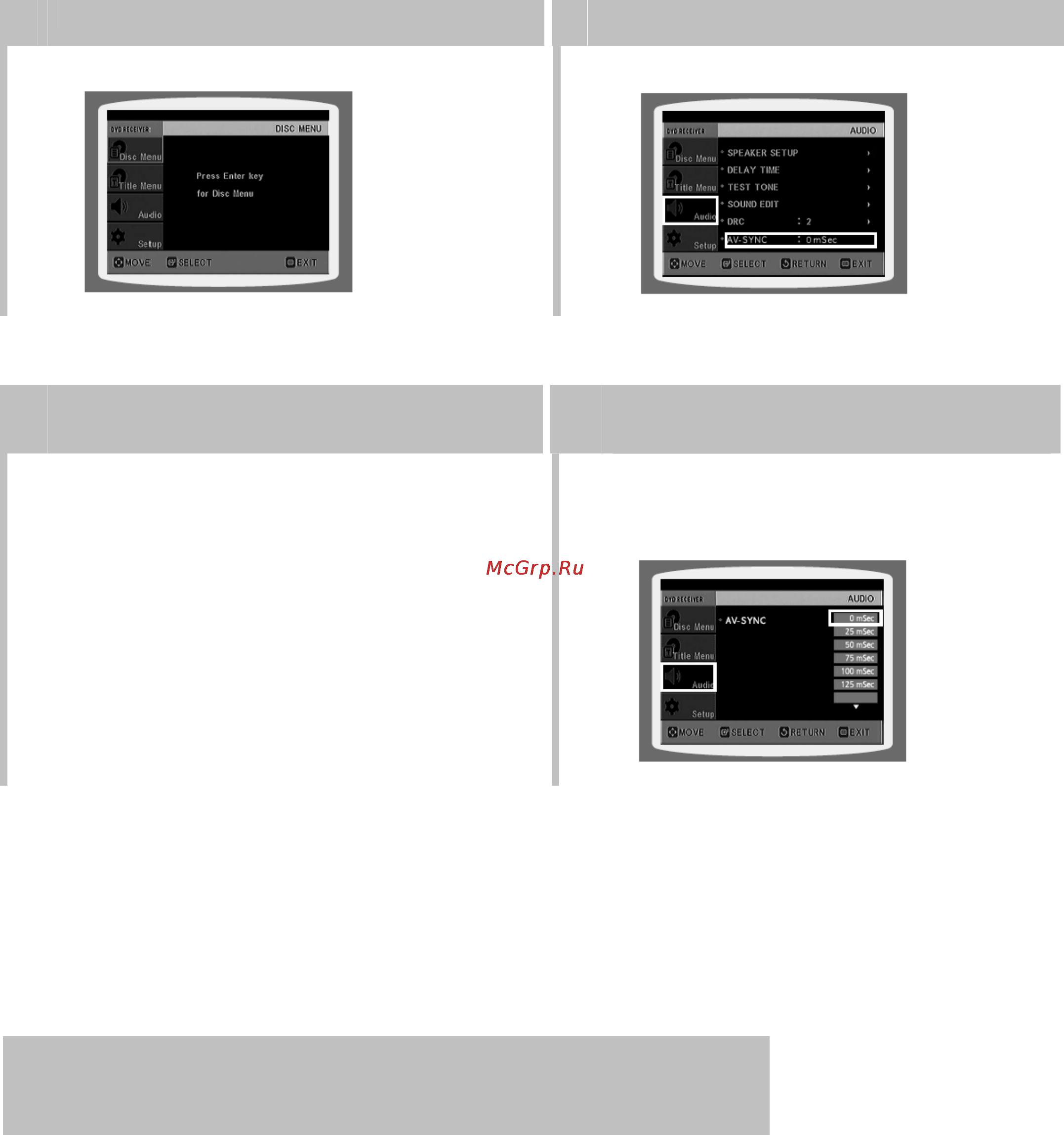 Samsung HT-DS960 [65/89] Настройка функции av sync