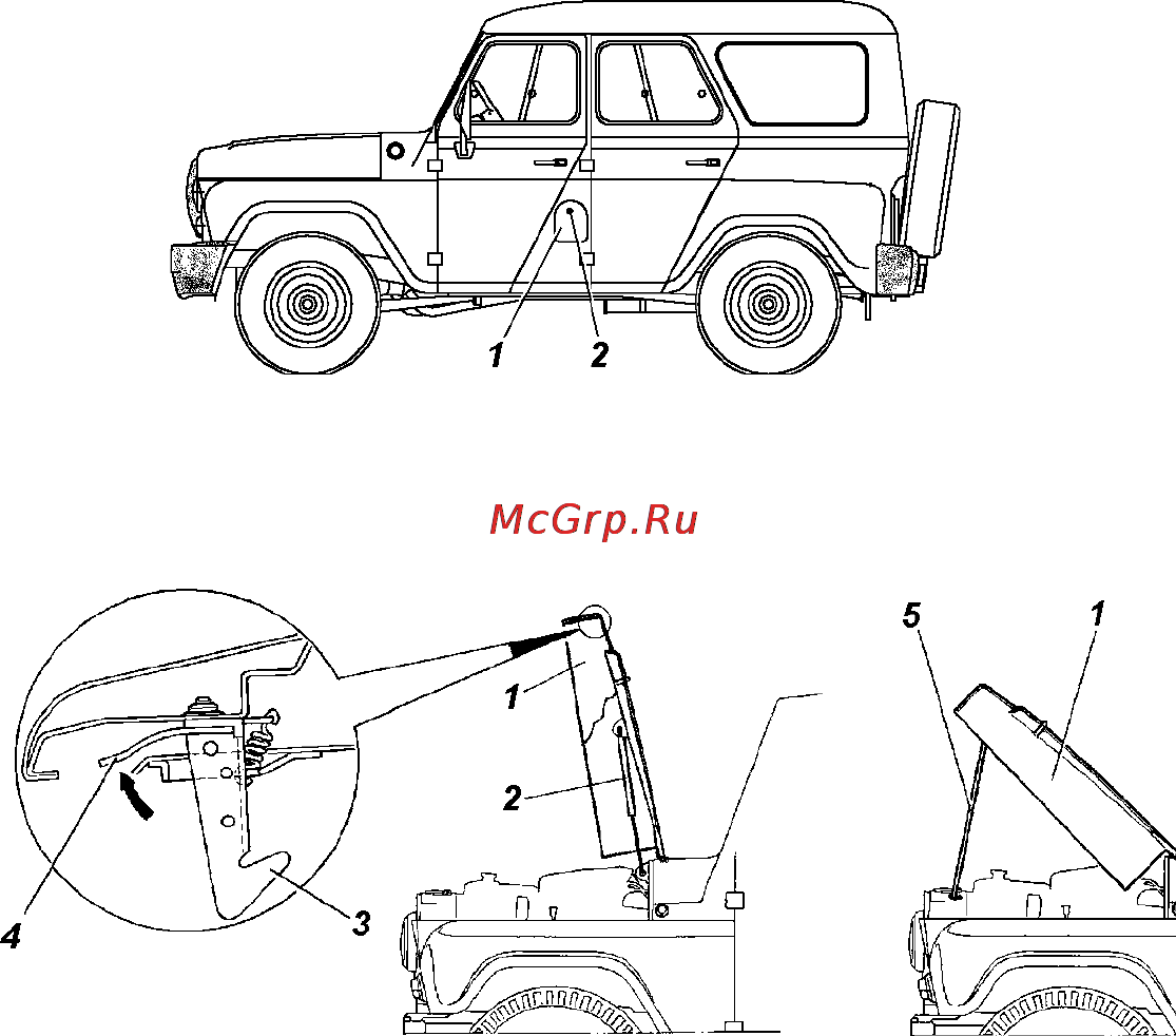 Ульяновский Автомобильный Завод UAZ Hunter УАЗ Хантер (2009) Инструкция по эксплуатации онлайн [38/157] 11757