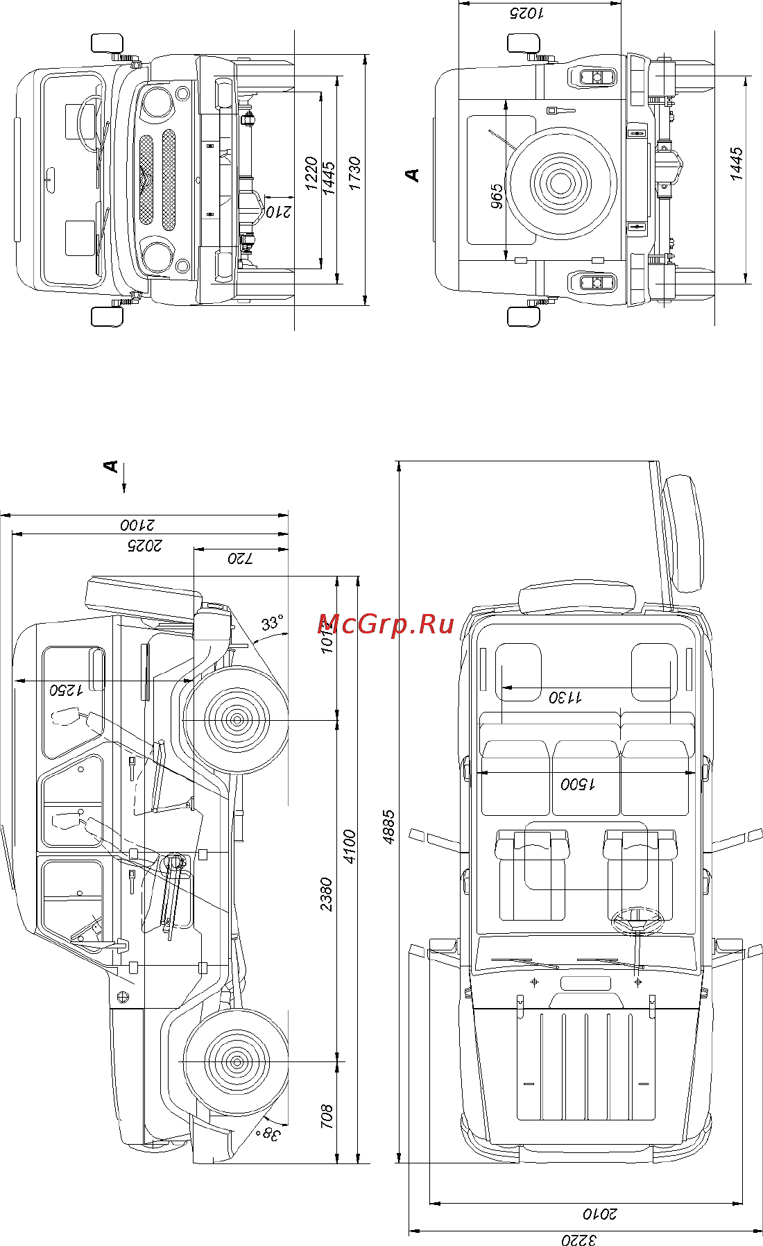 Ульяновский Автомобильный Завод UAZ Hunter УАЗ Хантер (2009) Инструкция по эксплуатации онлайн [4/157] 11757