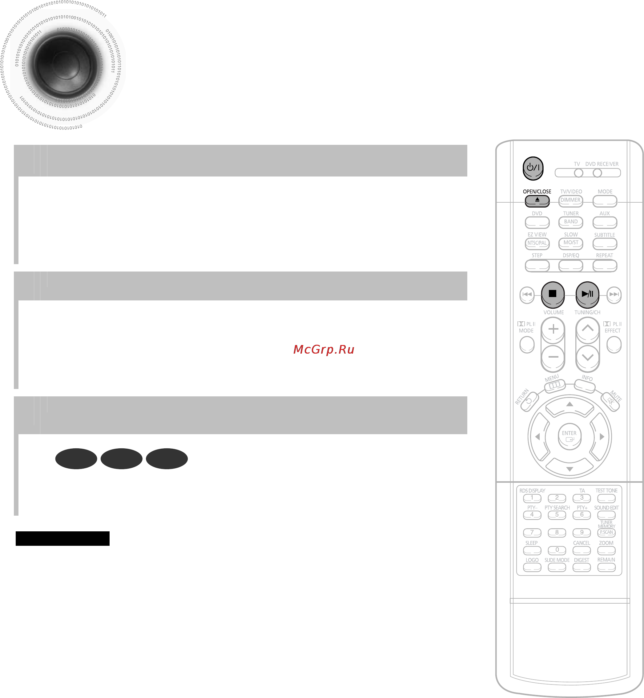 Samsung HT-DS490 [24/81] Нажмите кнопку open close открыть закрыть чтобы
