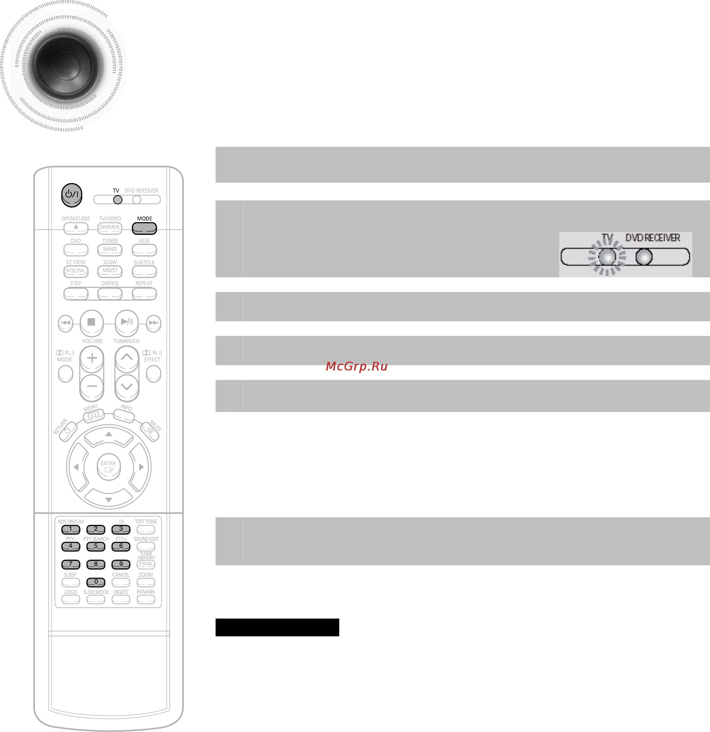 Samsung HT-DS490 [72/81] Управление телевизором с помощью пульта дистанционного управления проигрывателя