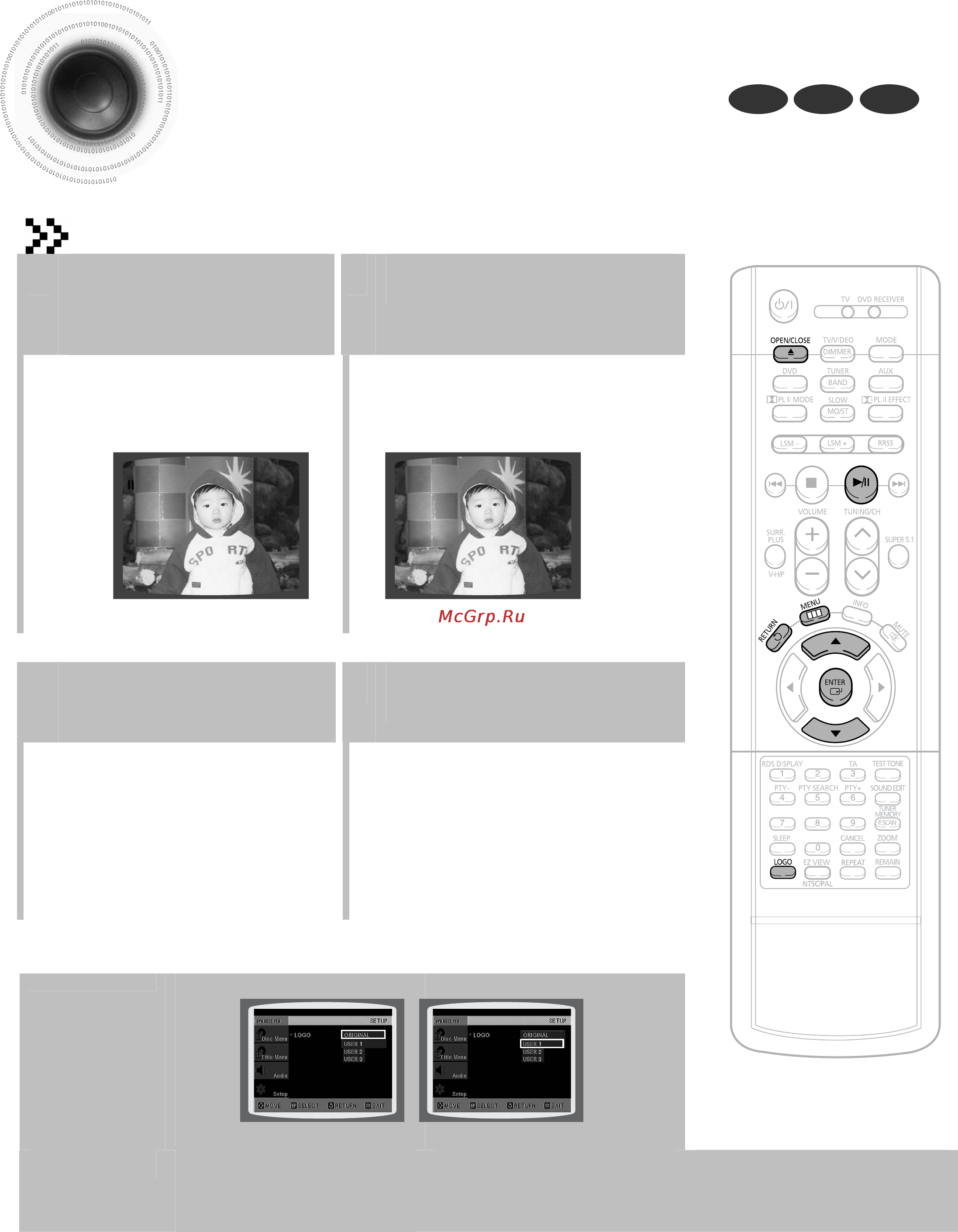 Samsung HT-DS460 [48/82] Установка фонового рисунка