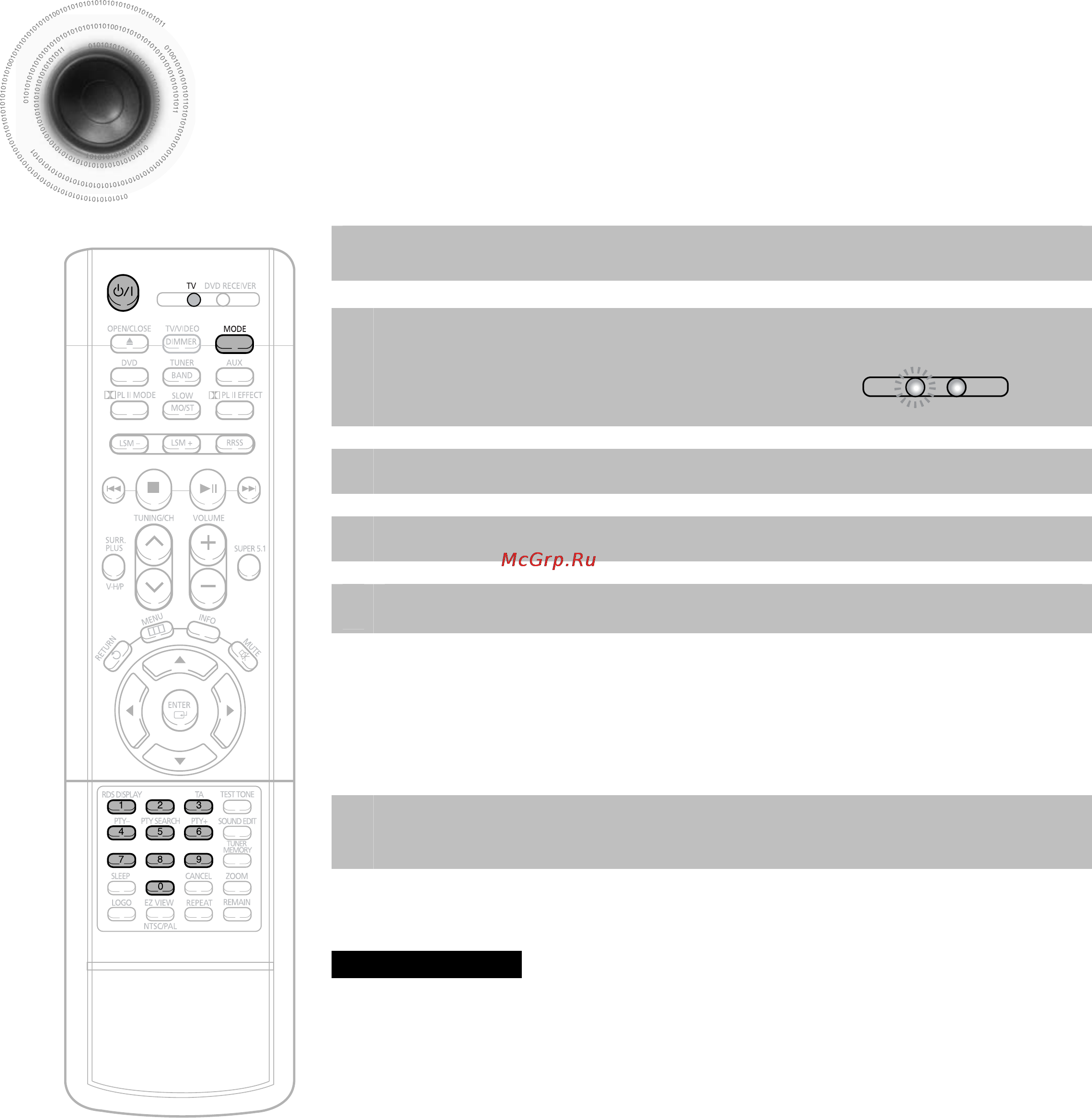 Samsung HT-DS460 [74/82] Управление телевизором с помощью пульта дистанционного управления проигрывателя